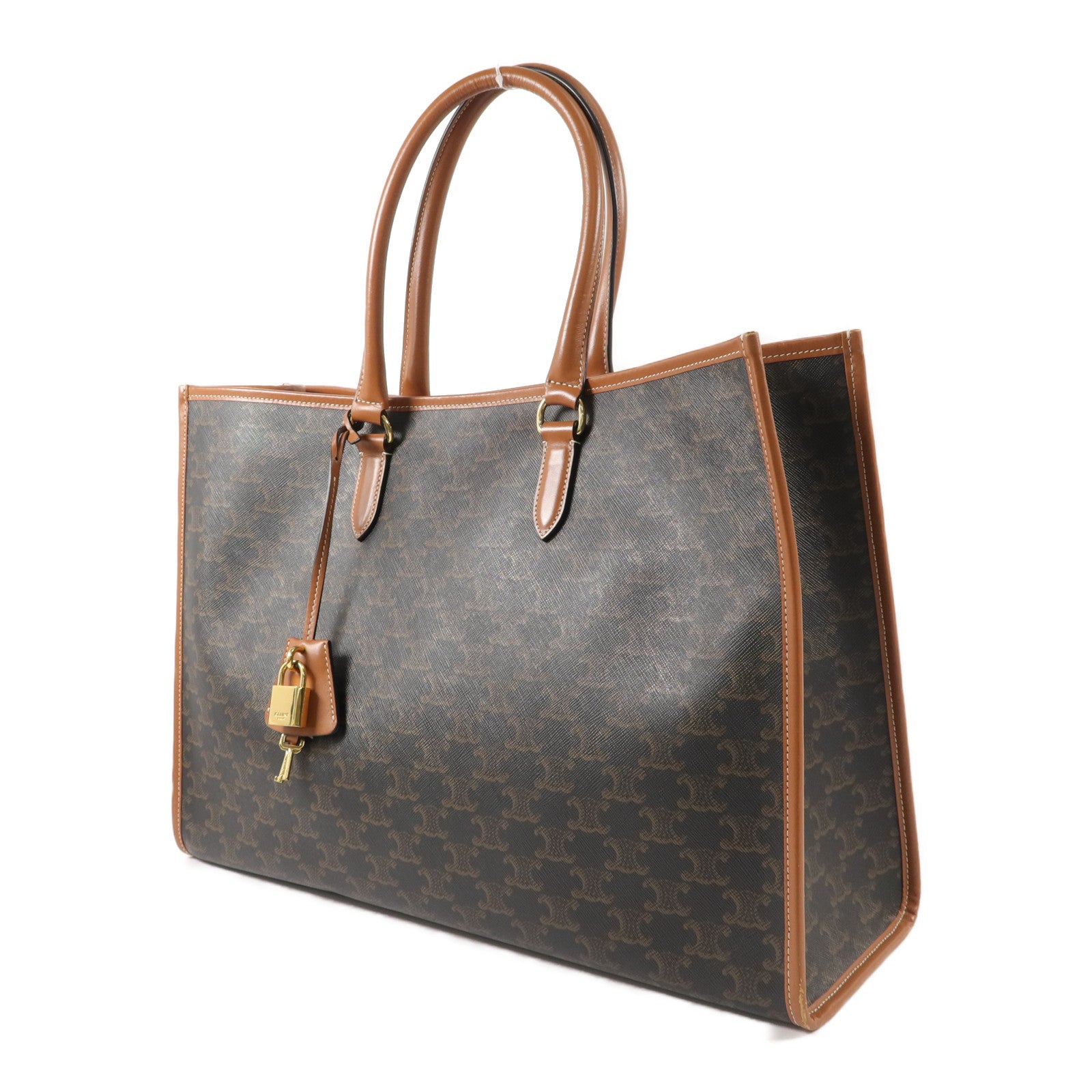 CELINE 塗層帆布Horizontal Cabas手挽袋