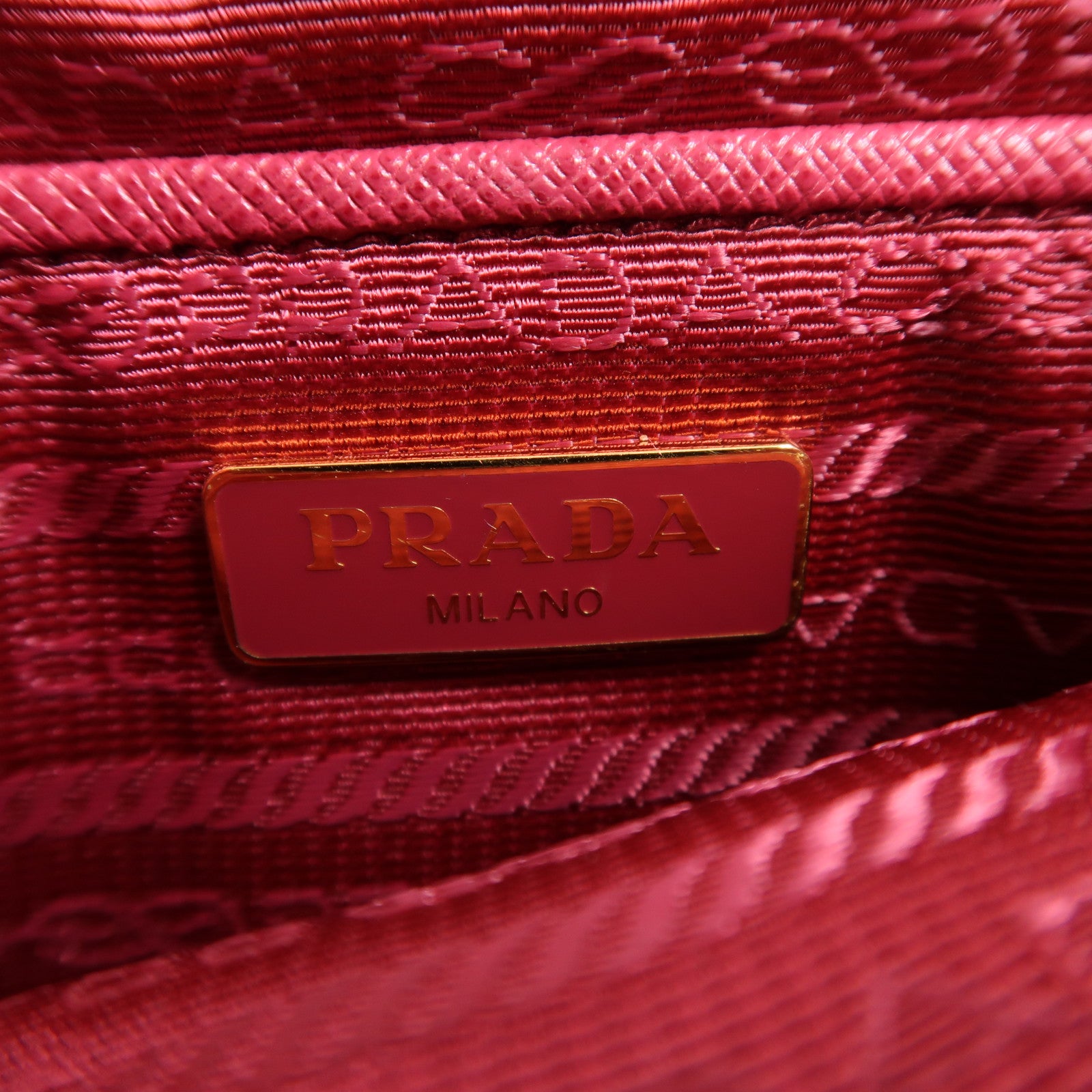 PRADA 尼龍Shoulder Bag金扣肩背袋
