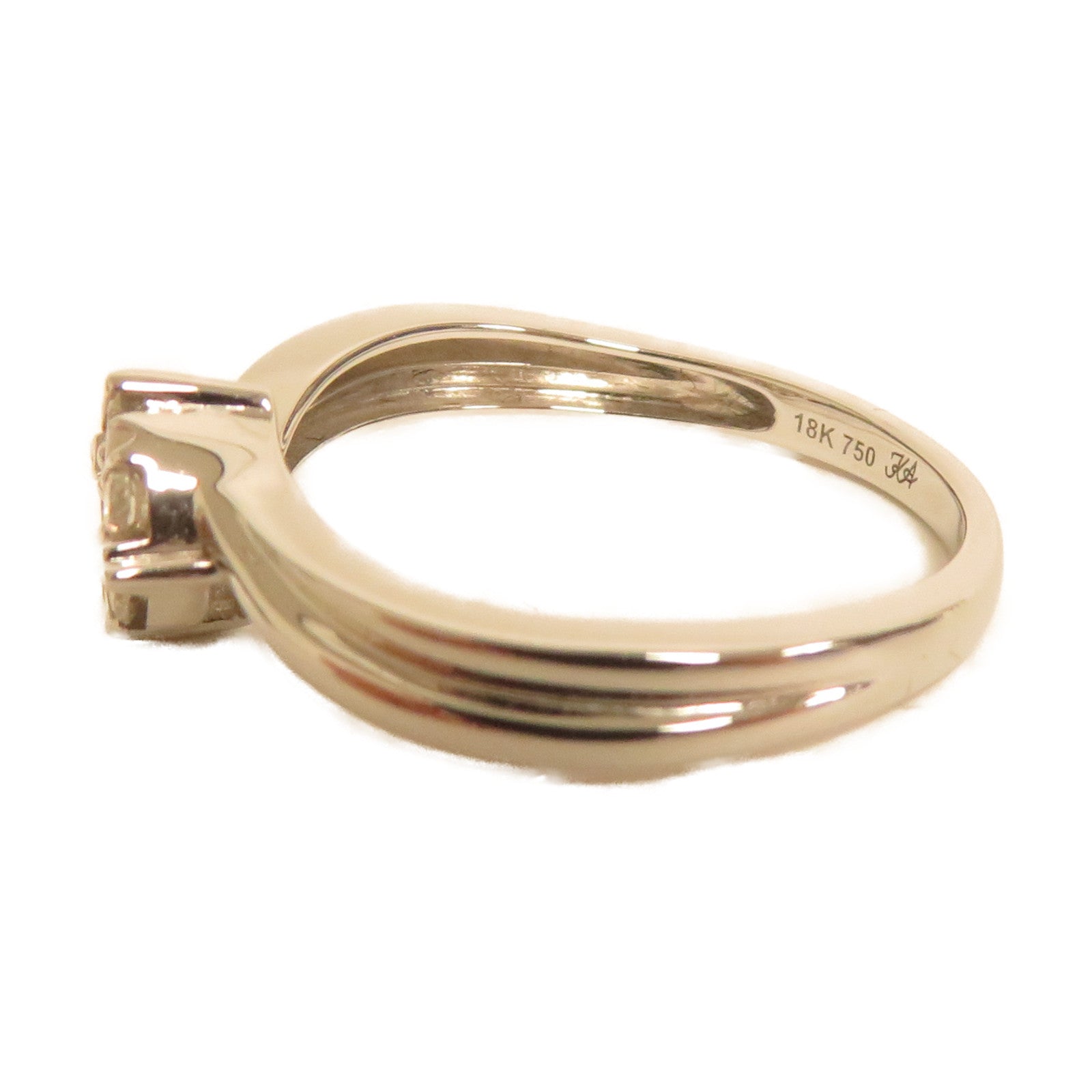JEWELRY 【激減優惠】18K白金Diamond Ring鑽石戒指US#6
