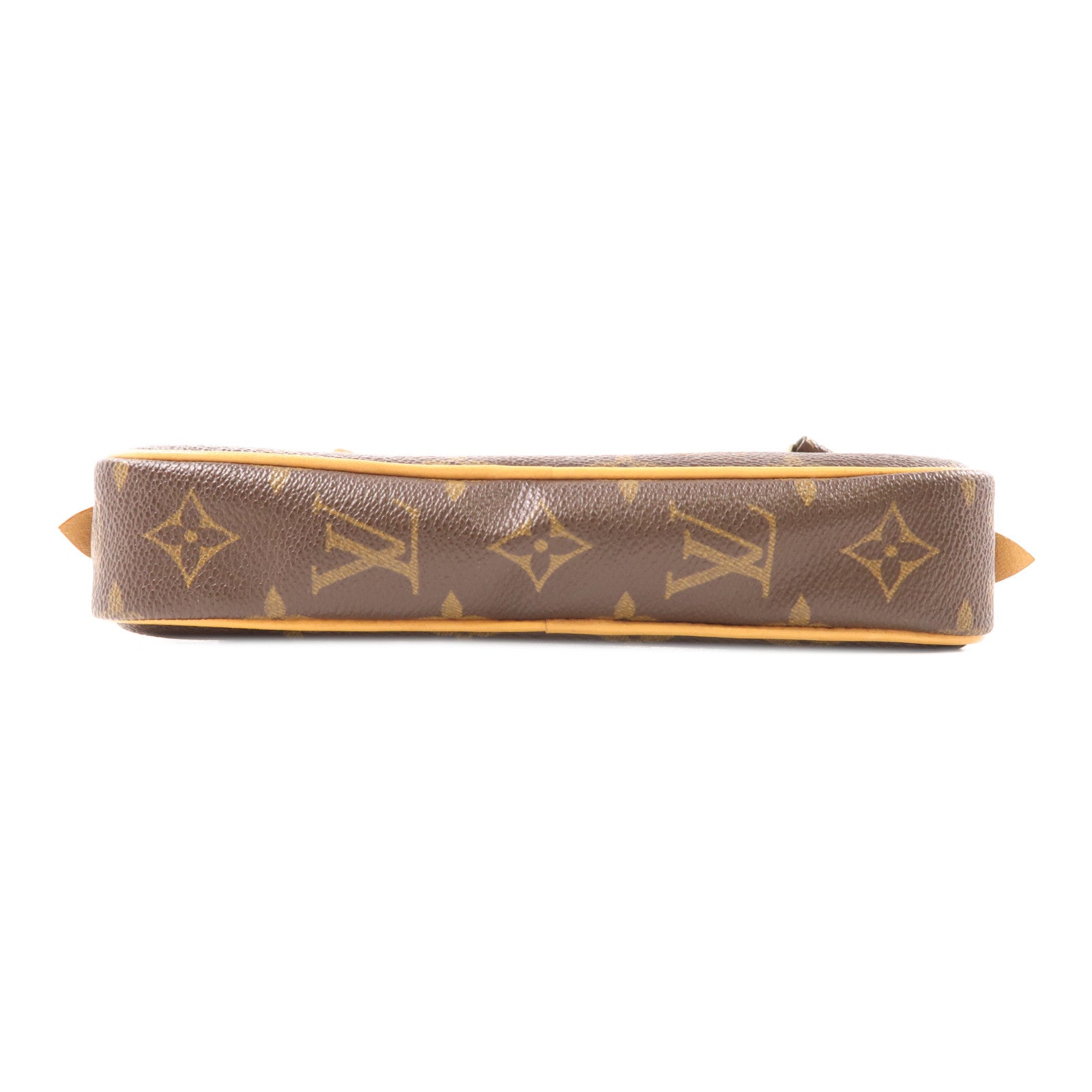 LOUIS VUITTON Monogram Marly Bandouliere金扣肩背袋棕色