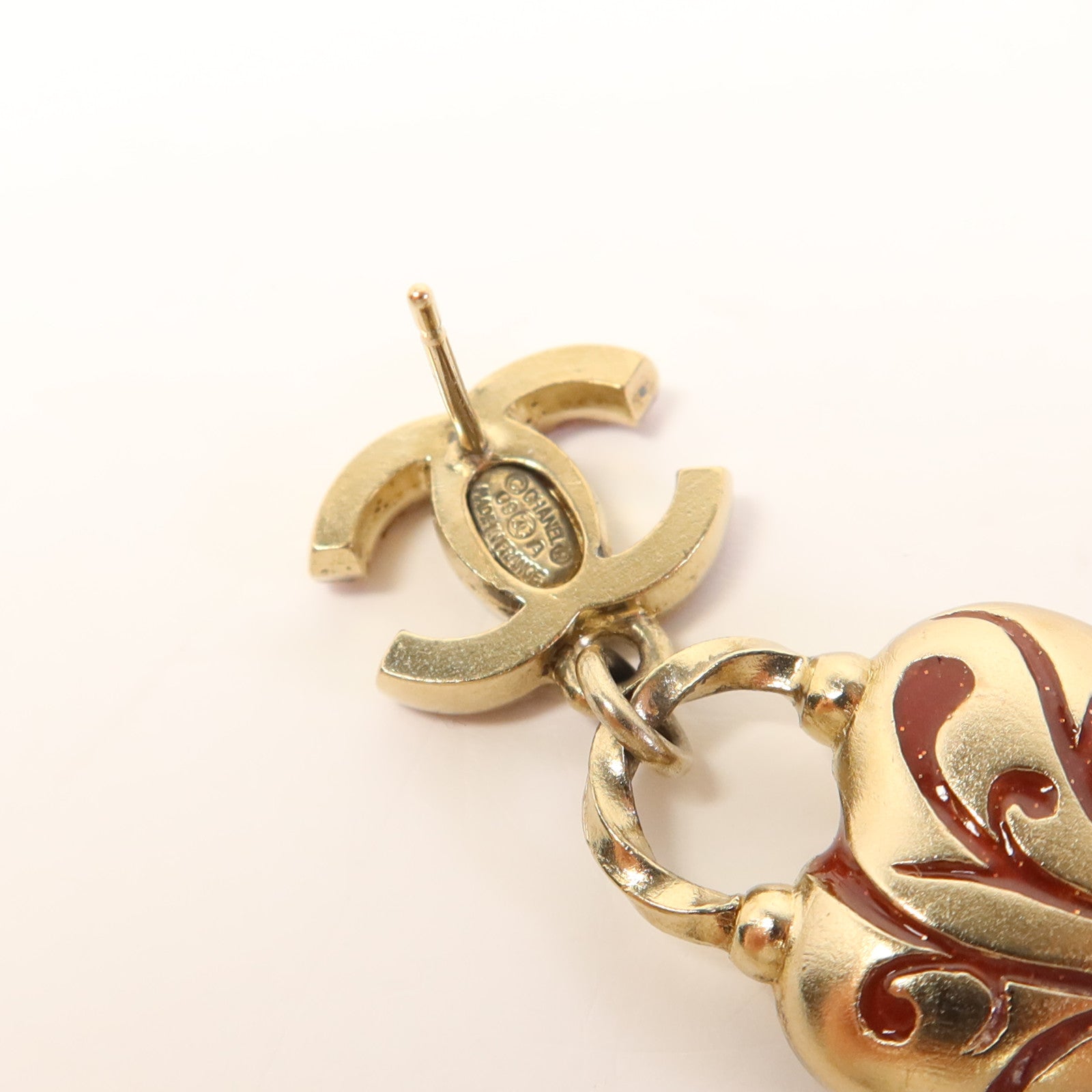 CHANEL 金屬Pierced Earrings耳環