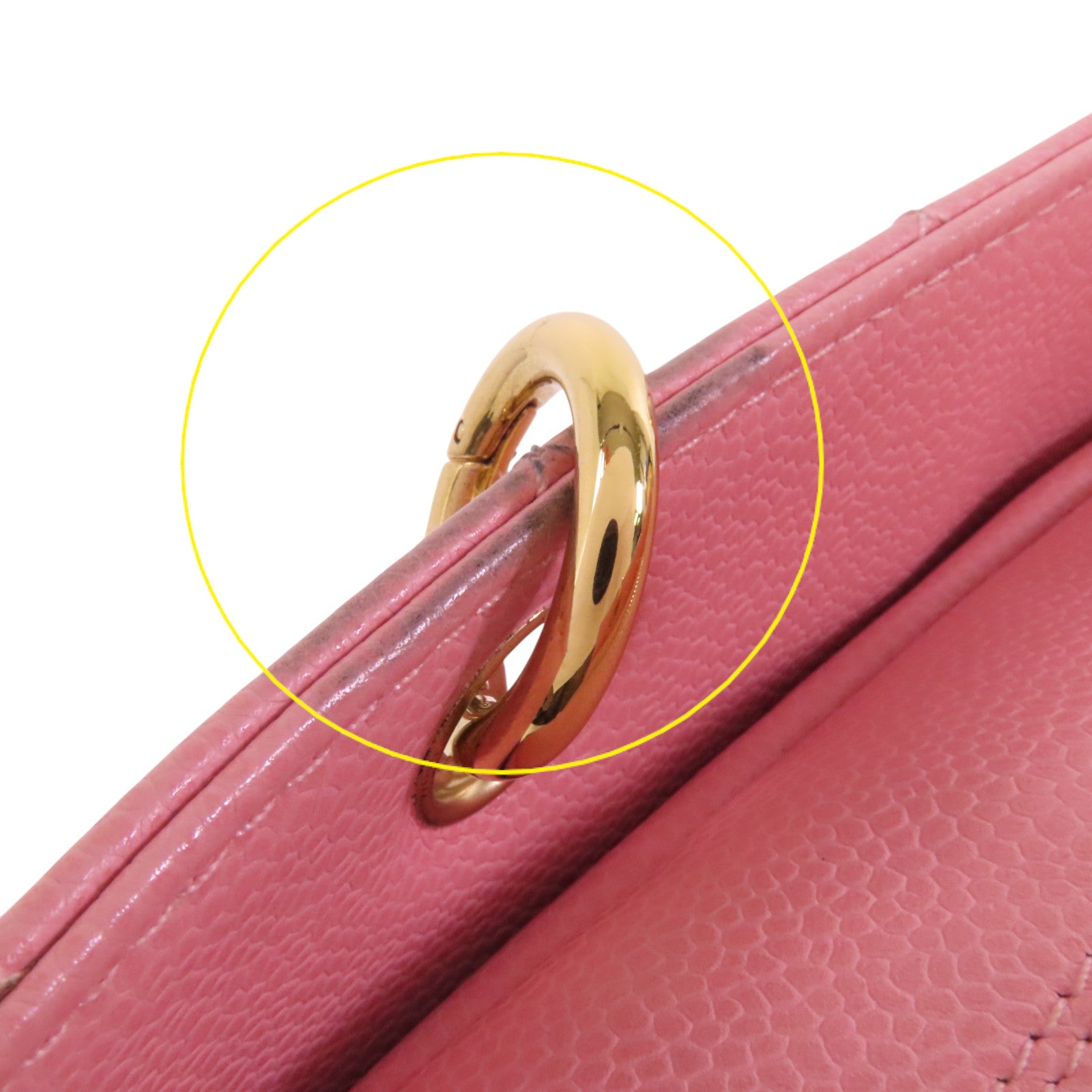 CHANEL 牛皮皮革Petite Timeless Tote Bag金扣鏈帶肩背袋