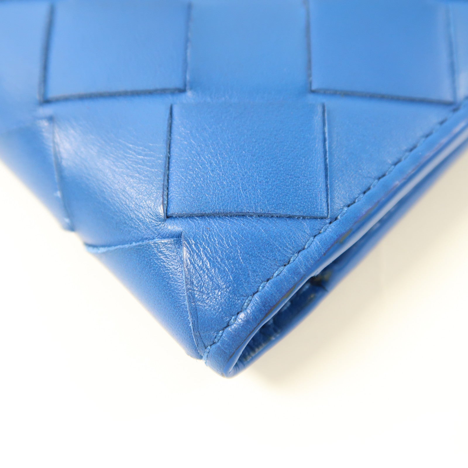 BOTTEGA VENETA 【激減優惠】皮革Wallet錢包藍色