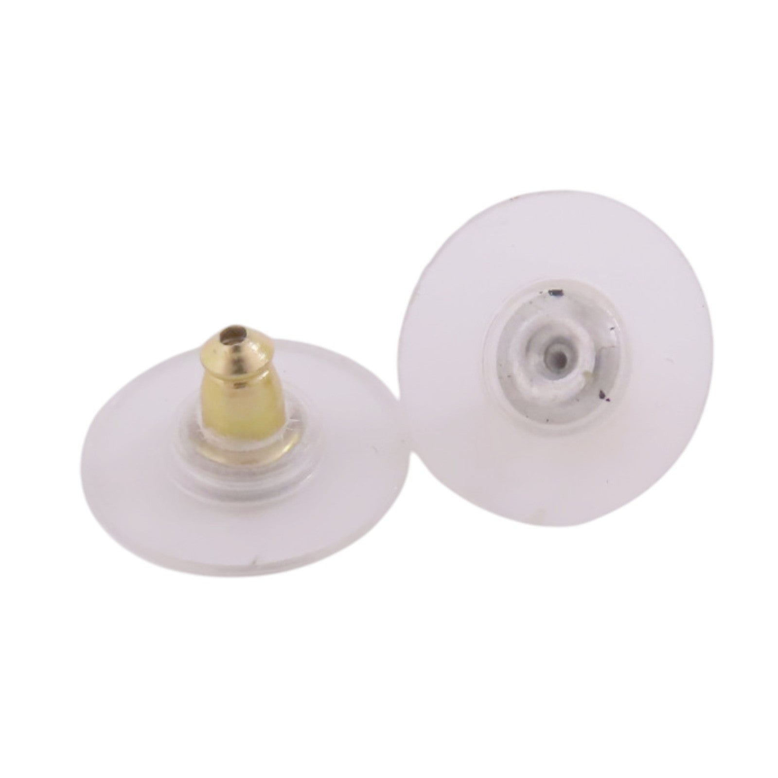 CHANEL CC GHW Earrings A18P Metal PVC Rhinestone White