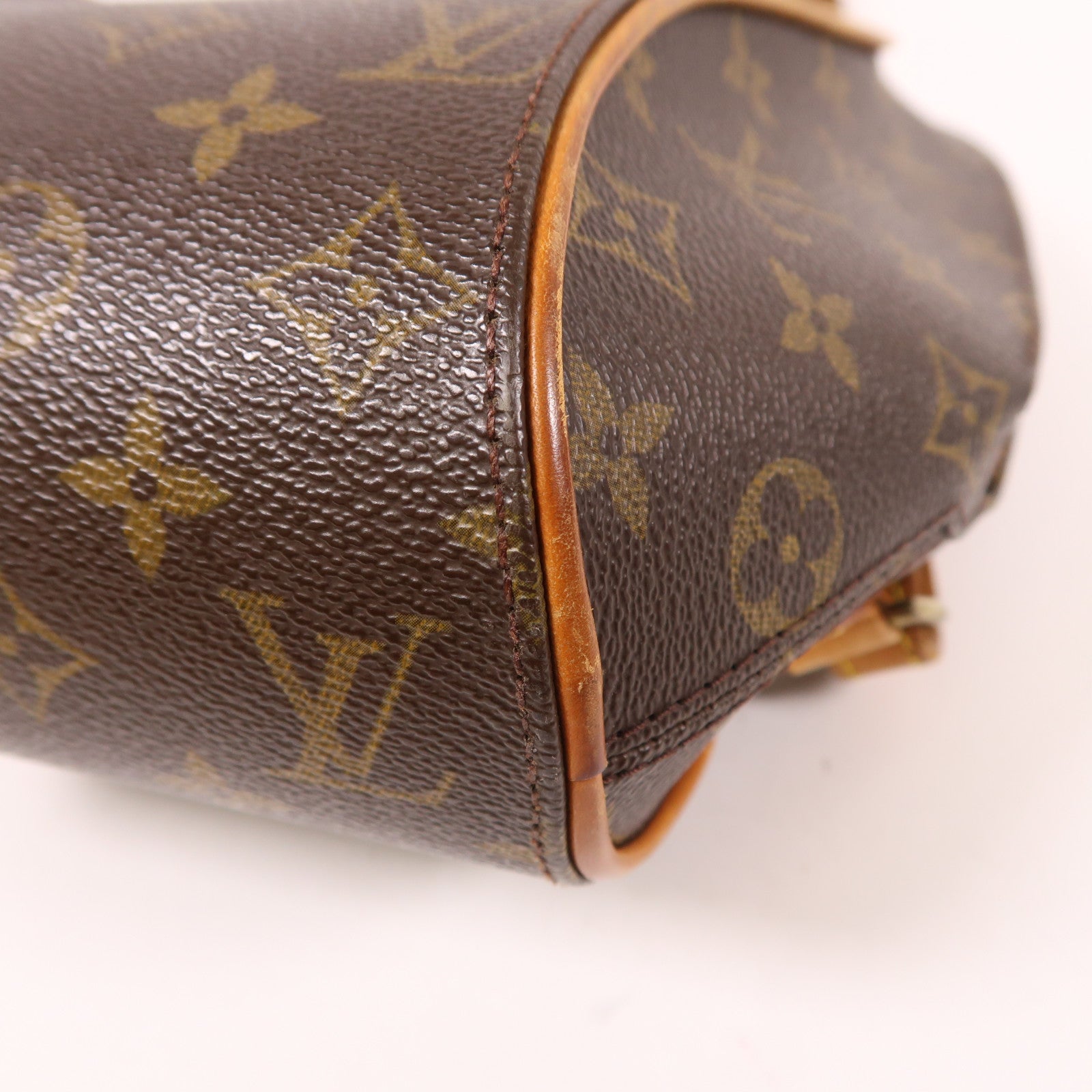 LOUIS VUITTON Monogram Ellipse Sac A Dos Backpack金扣背包棕色