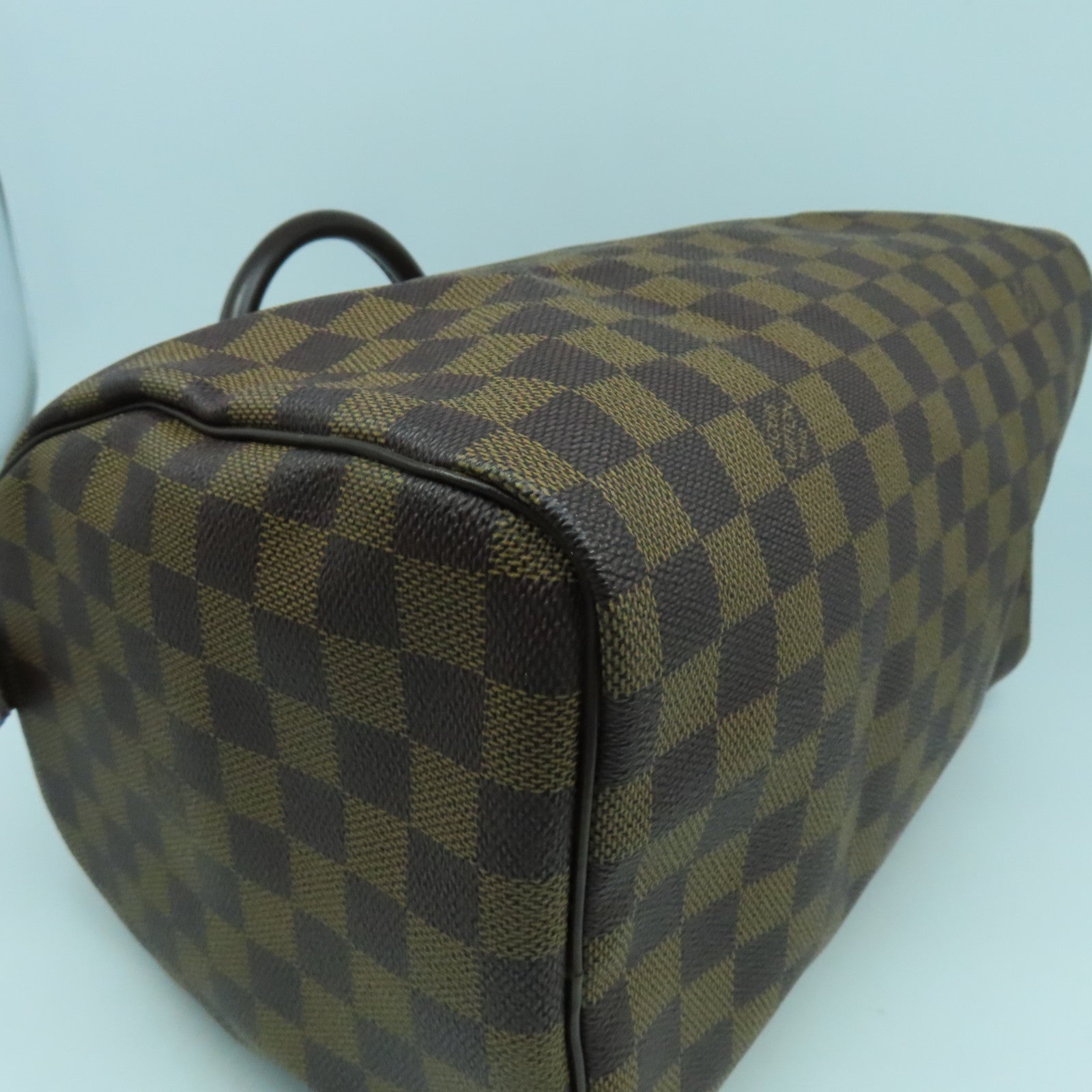 LOUIS VUITTON 【激減優惠】Damier Speedy 30金扣手挽袋啡色