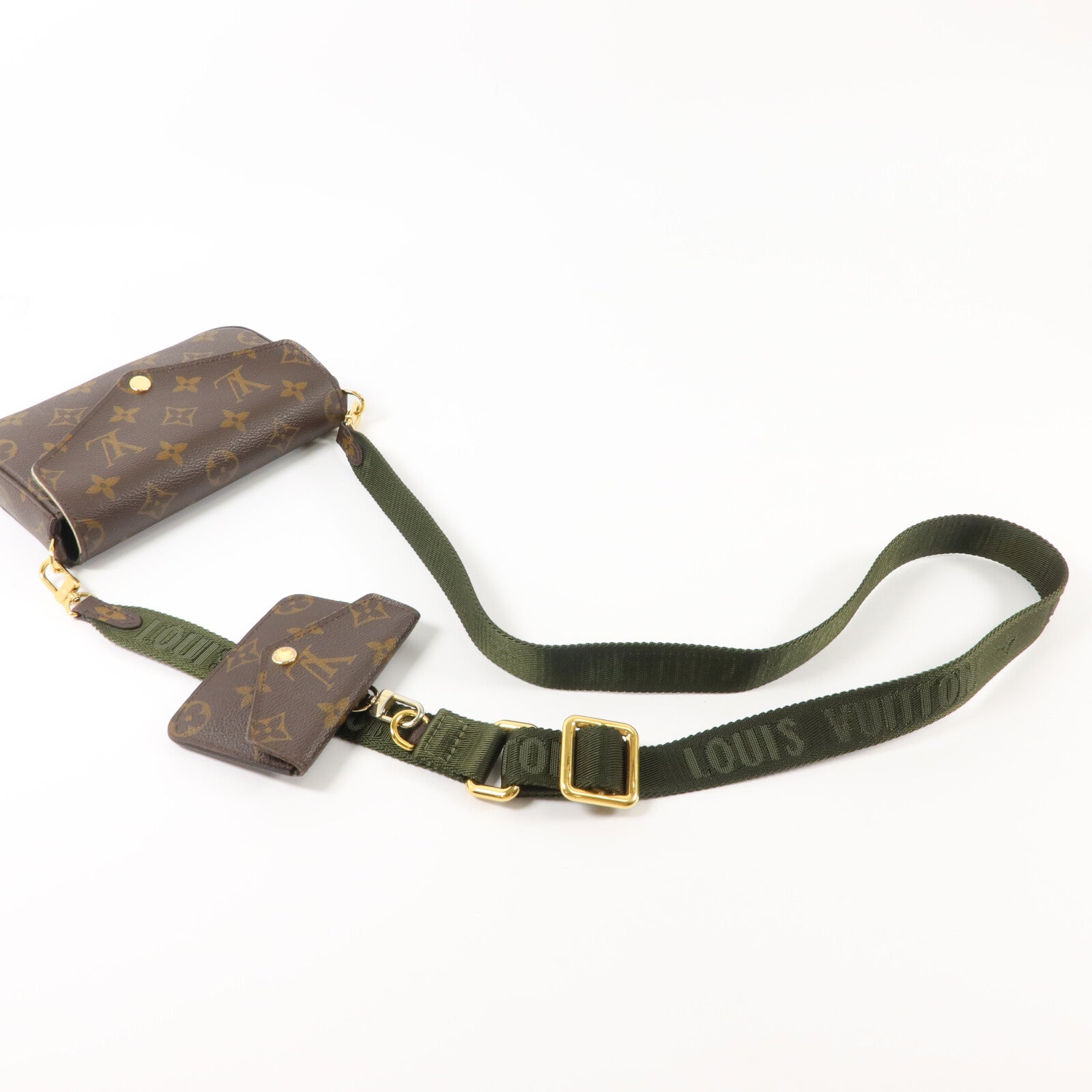 LOUIS VUITTON Monogram Felicie Strap & Go肩背袋