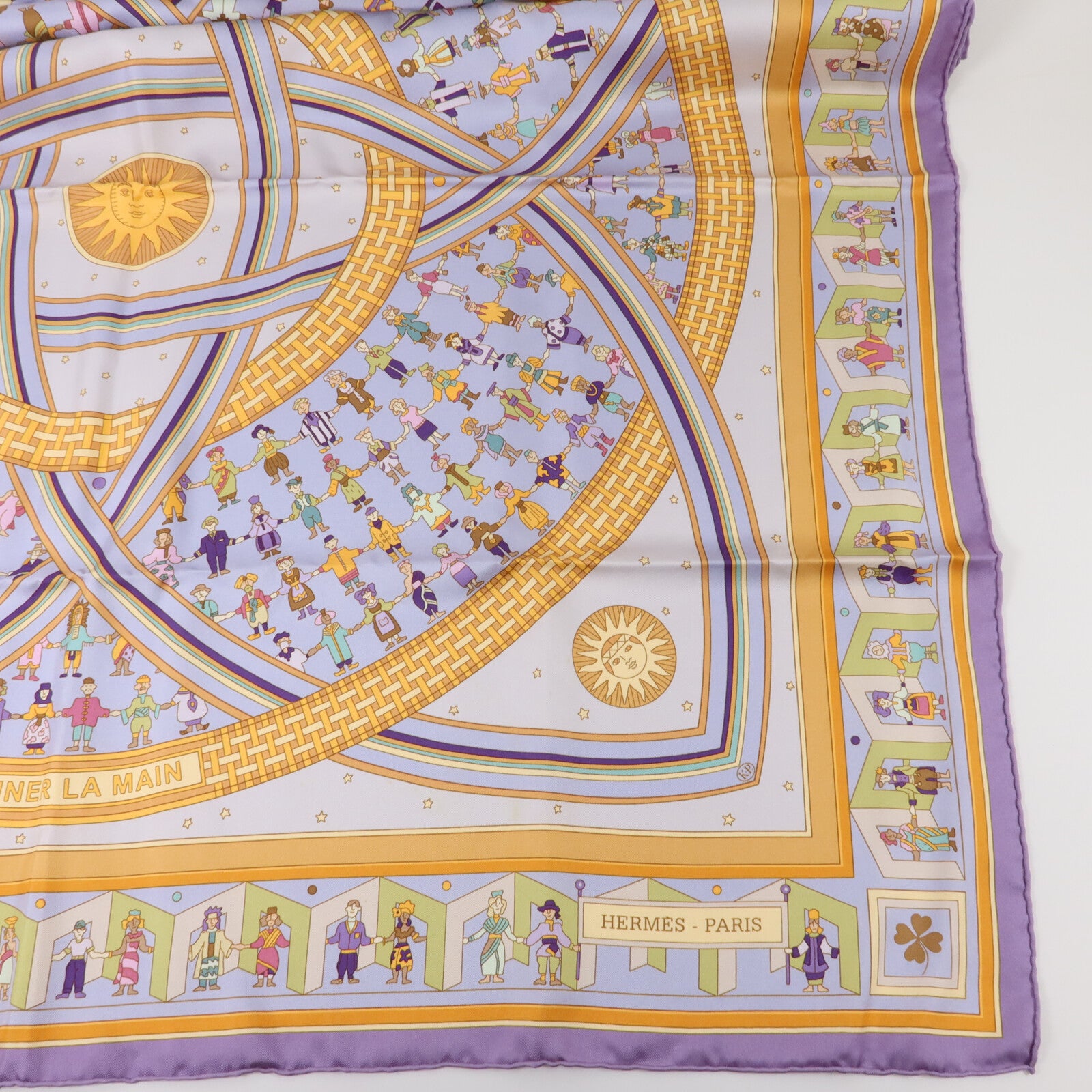 HERMES 絲質Scarf 90X90絲巾