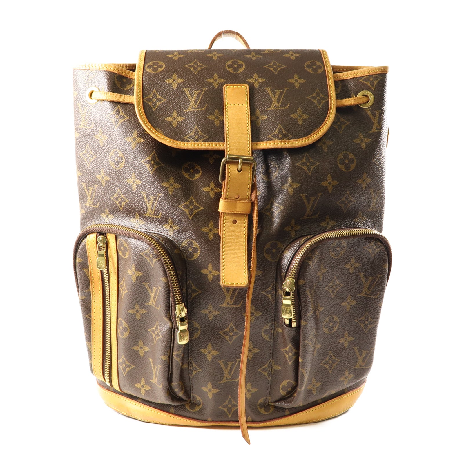 LOUIS VUITTON Monogram Sac A Dos Bosphore背包棕色