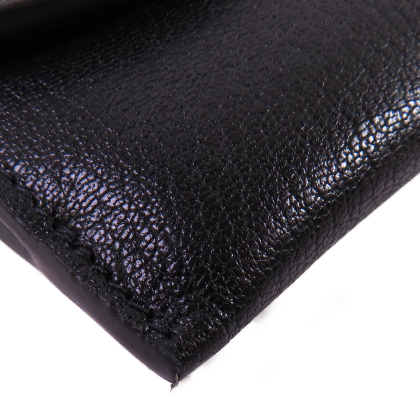 Dior 牛皮皮革Saddle Long Wallet With Chain Shoulder Bag金扣錢包肩背袋黑色