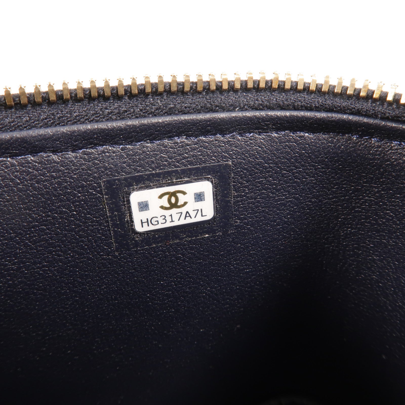 CHANEL 羊皮皮革Vanity Case鏈帶肩背袋