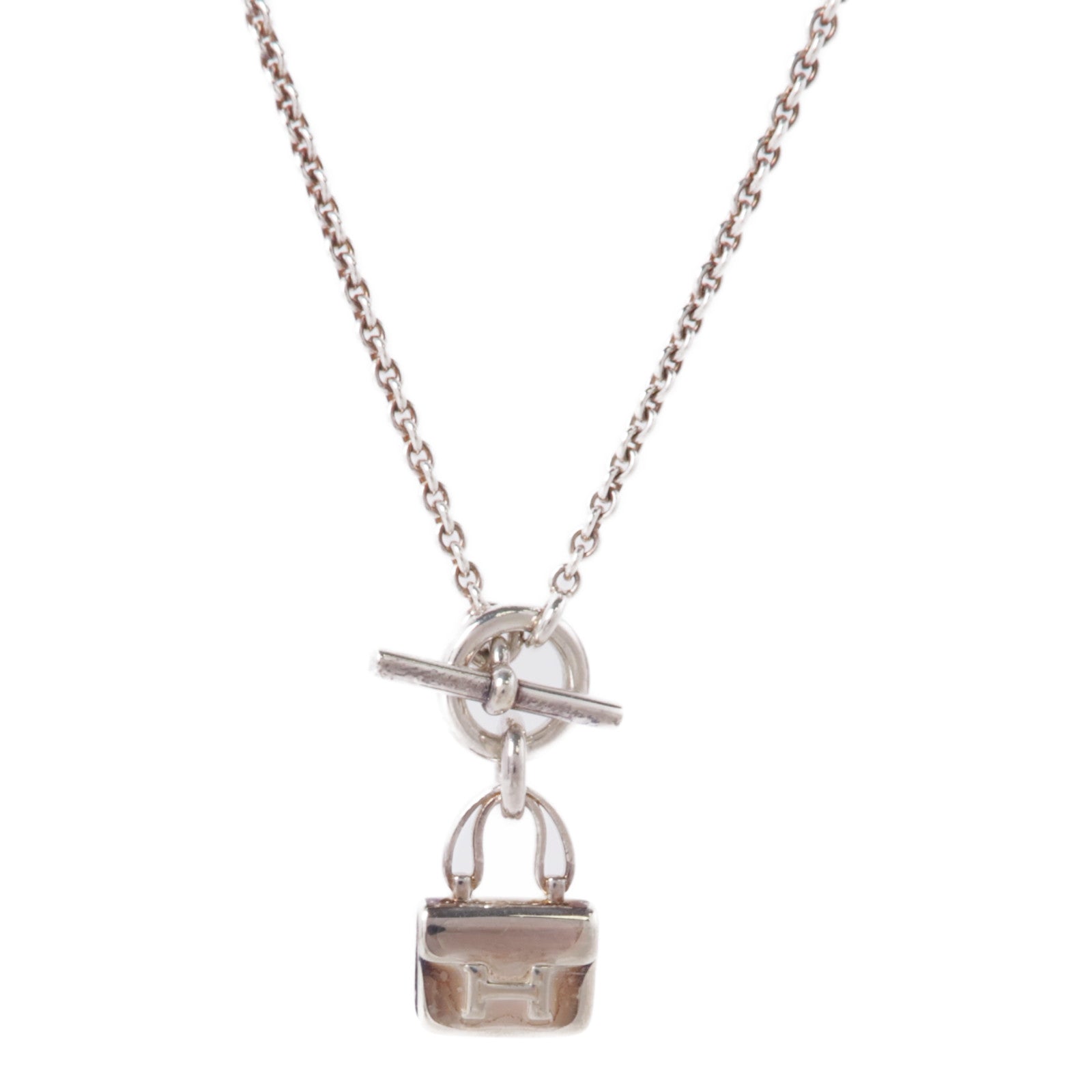 HERMES 925純銀Constance Pendant項鍊