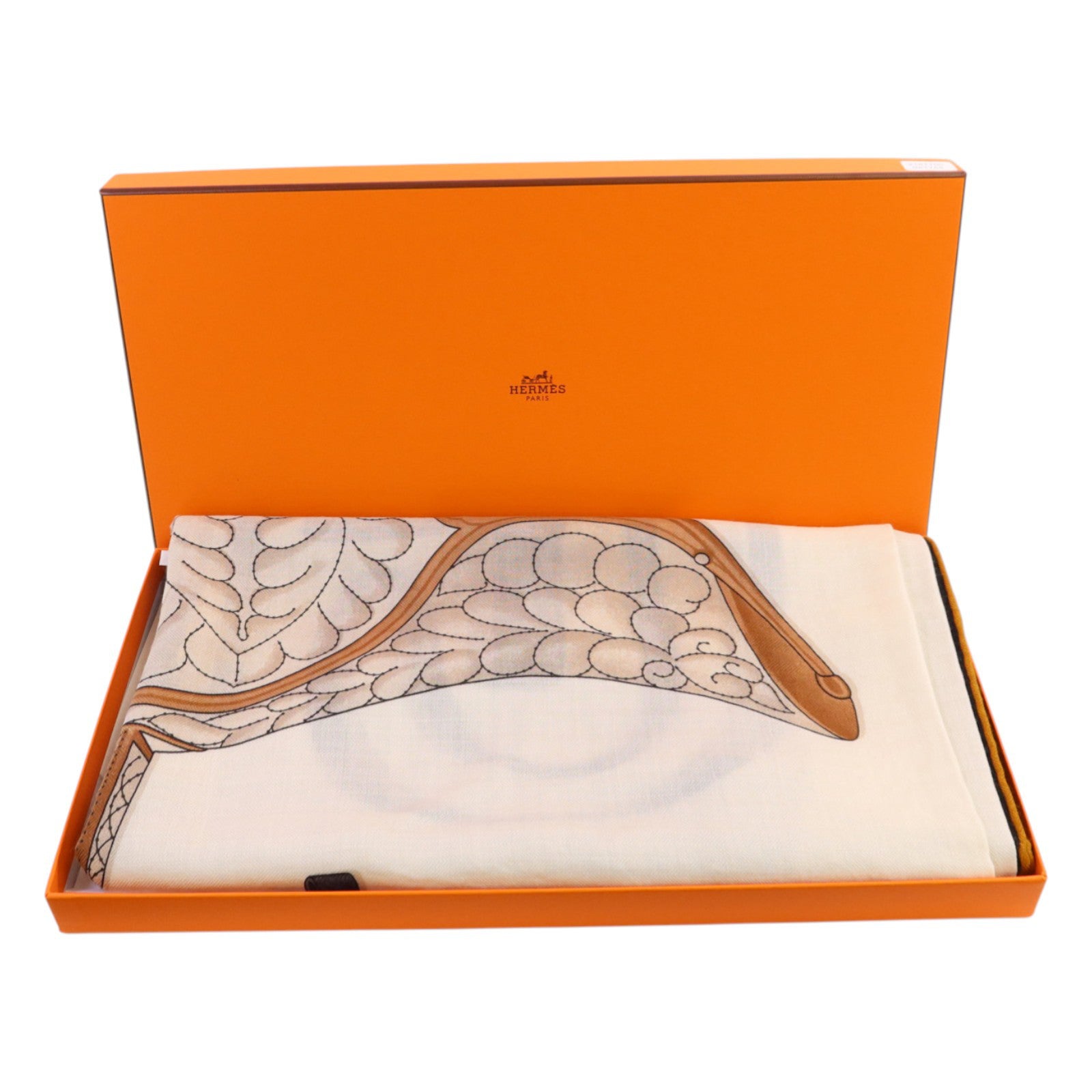 HERMES 【激減優惠】羊絨/絲質Mors A Jouets Bandana Shawl 140絲巾
