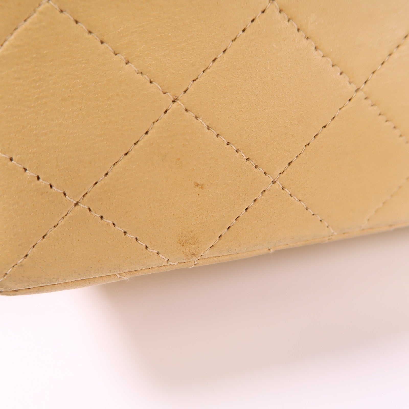 CHANEL 羊皮皮革Vintage Classic 23銀扣鏈帶肩背袋