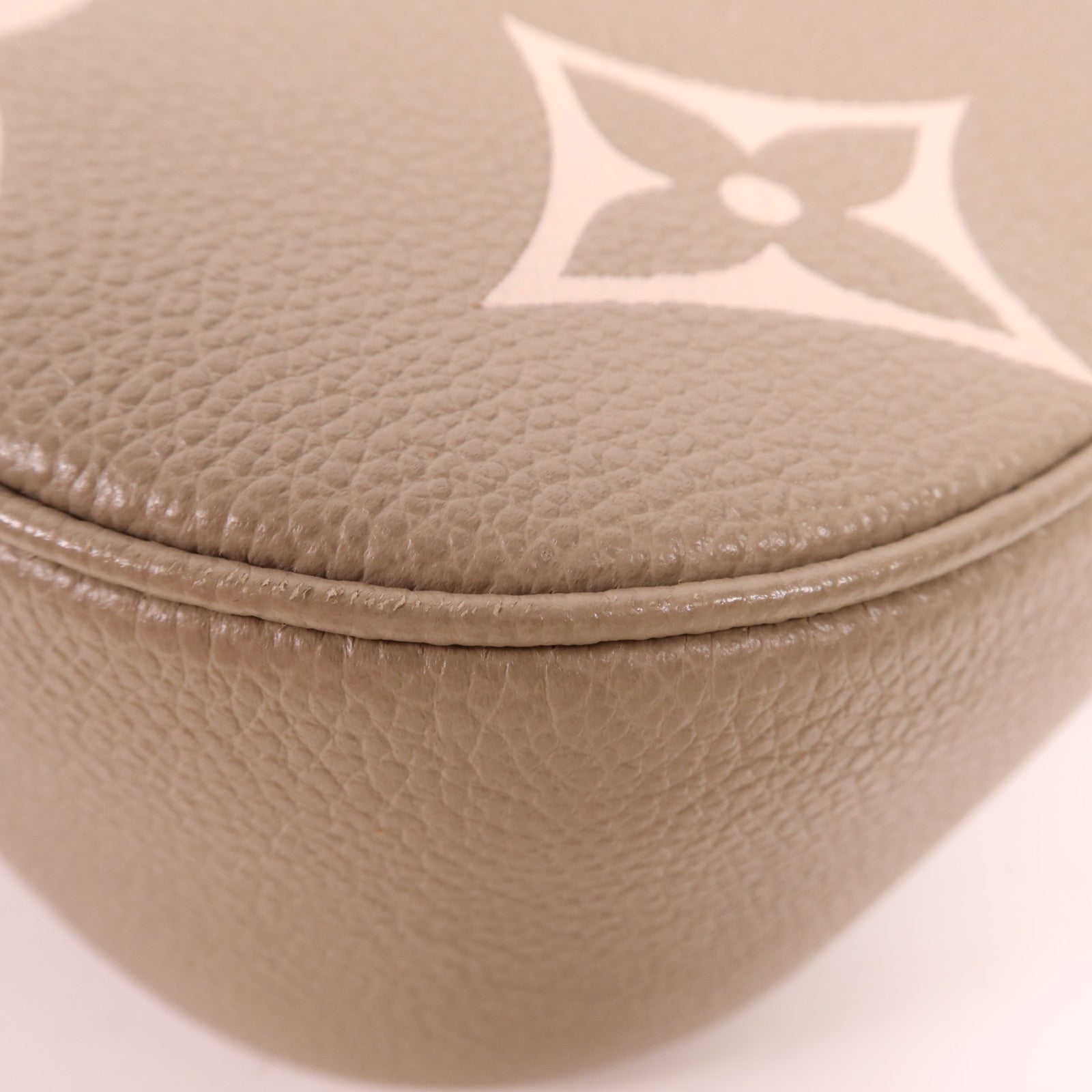 LOUIS VUITTON Monogram Empreinte Bagatelle金扣手挽肩背兩用袋