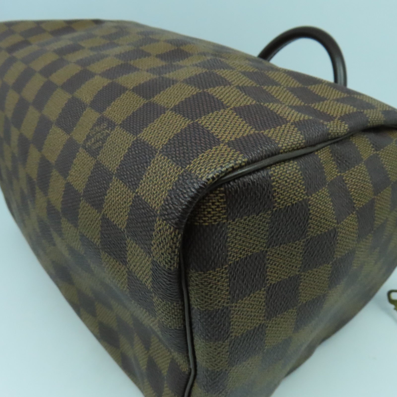 LOUIS VUITTON 【激減優惠】Damier Speedy 30金扣手挽袋啡色