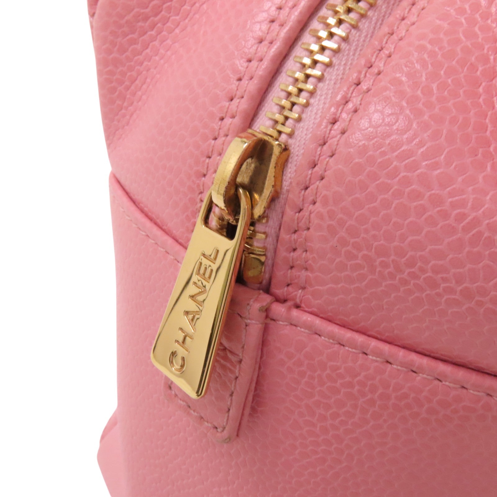CHANEL 牛皮皮革Petite Timeless Tote Bag金扣鏈帶肩背袋