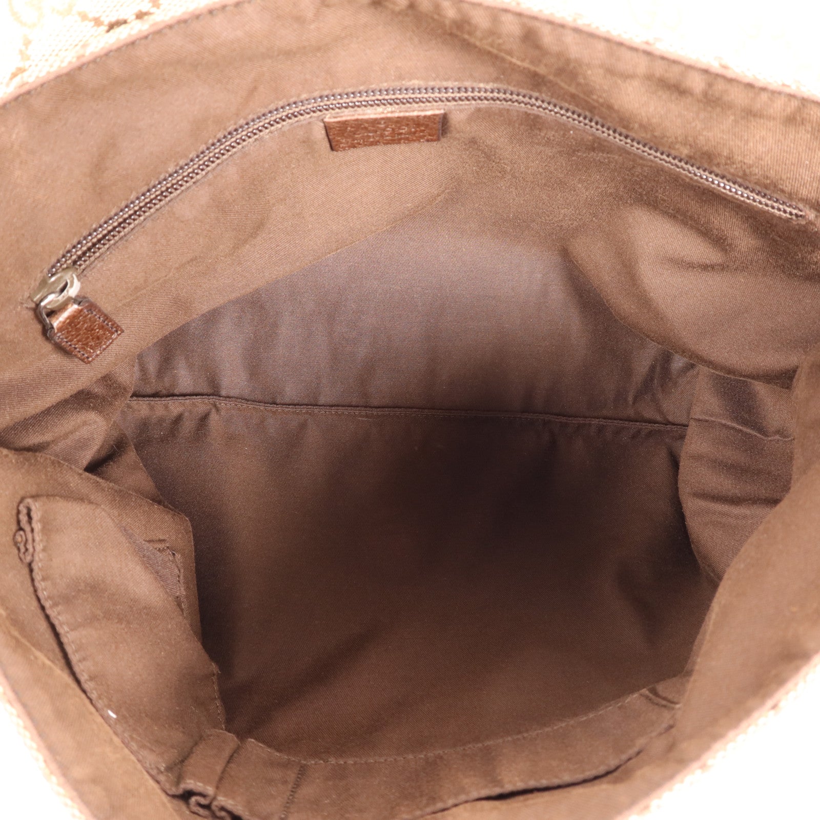 GUCCI 帆布Shoulder Bag銀扣肩背袋