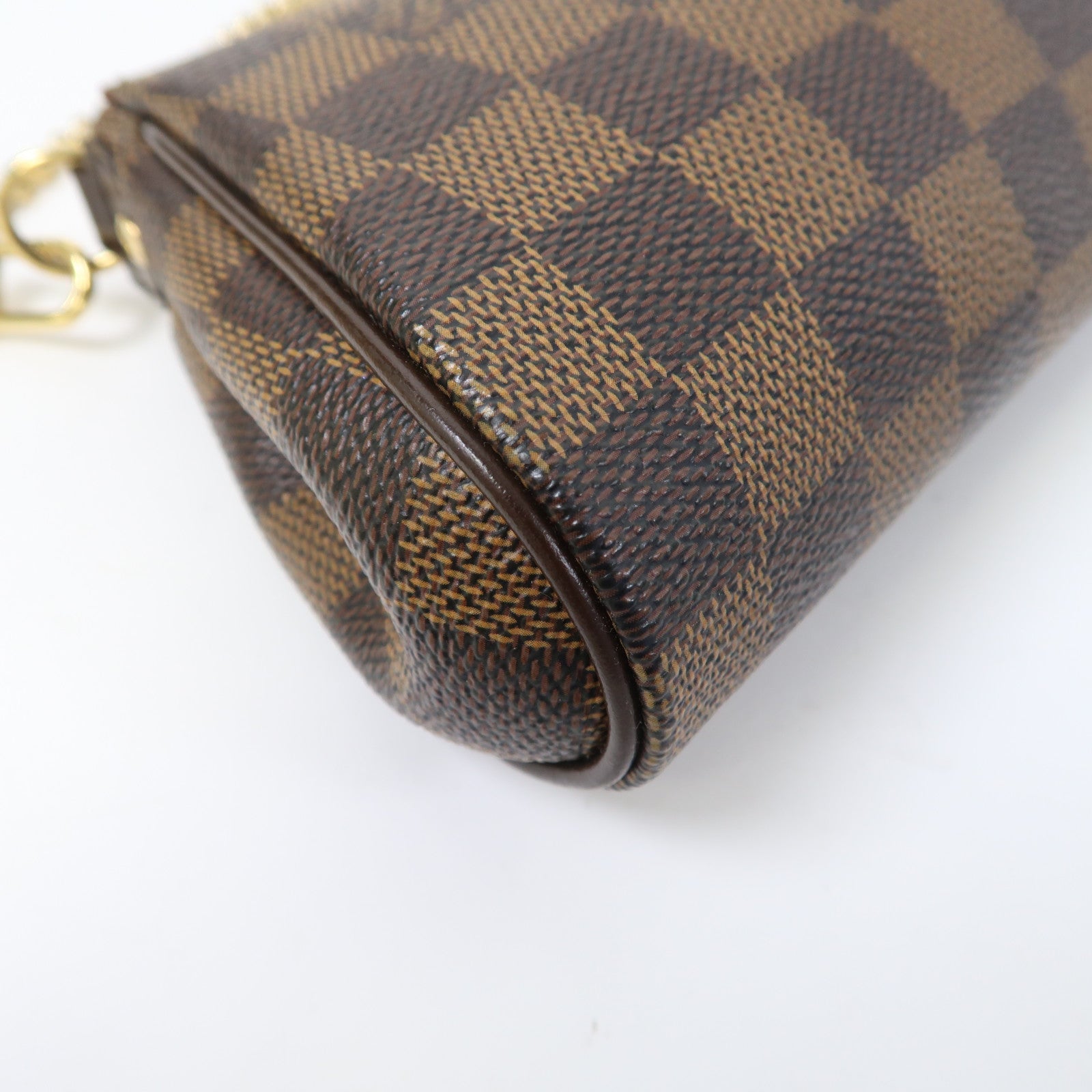 LOUIS VUITTON Damier Eva金扣手挽鏈帶肩背兩用袋啡色