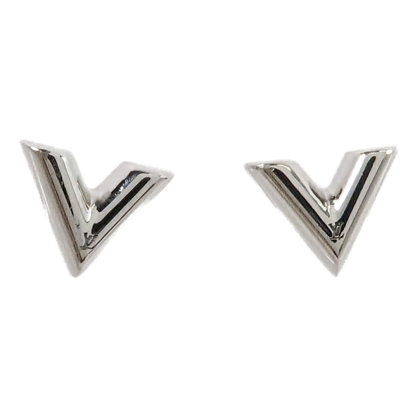 LOUIS VUITTON 金屬Essential V耳環