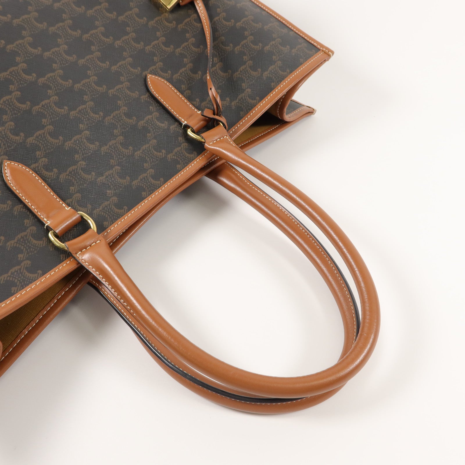 CELINE 塗層帆布Horizontal Cabas手挽袋