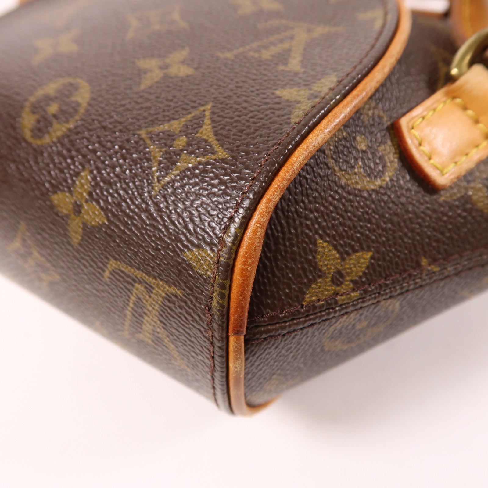 LOUIS VUITTON Monogram Ellipse Sac A Dos Backpack金扣背包棕色