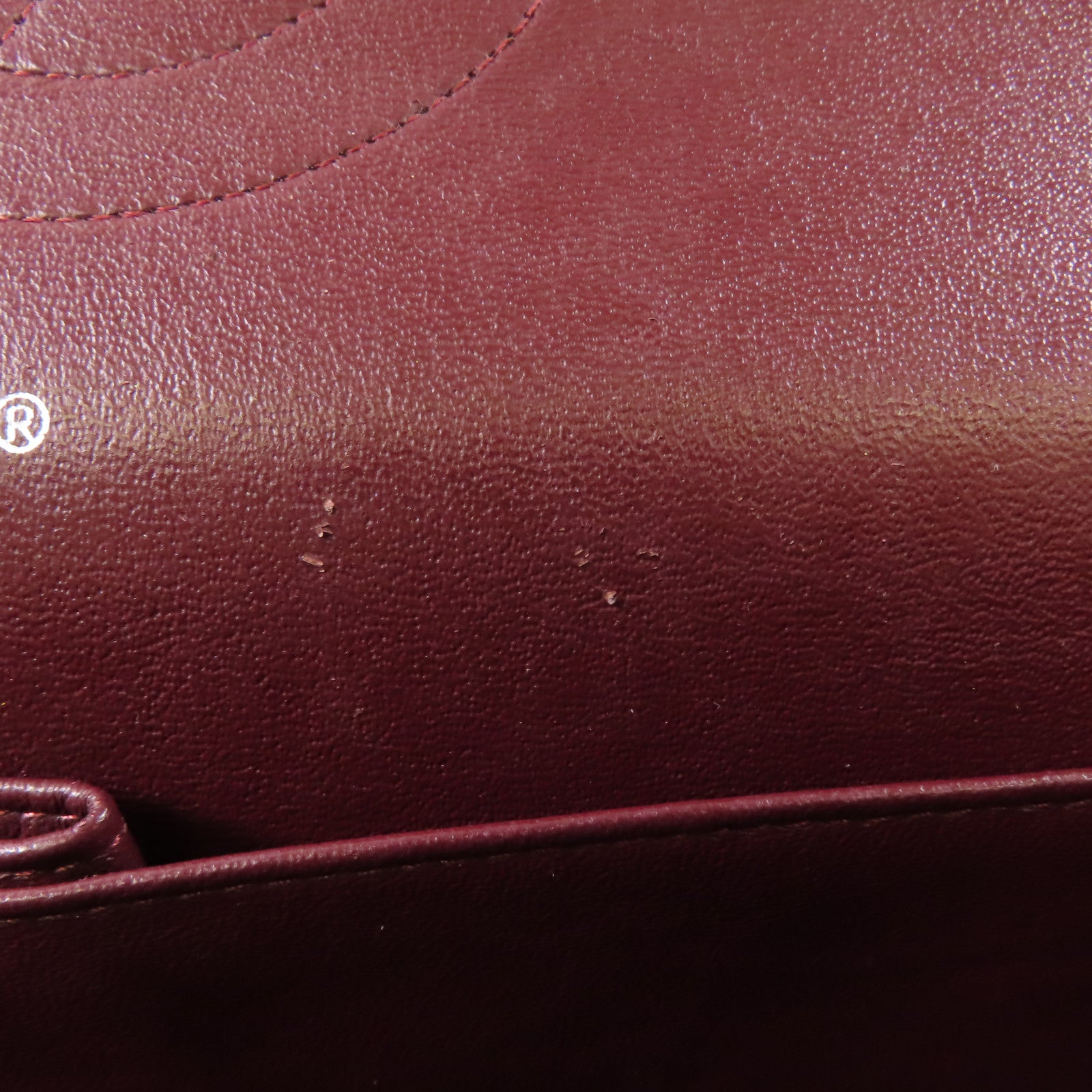 CHANEL 羊皮皮革Large Classic銀扣鏈帶肩背袋