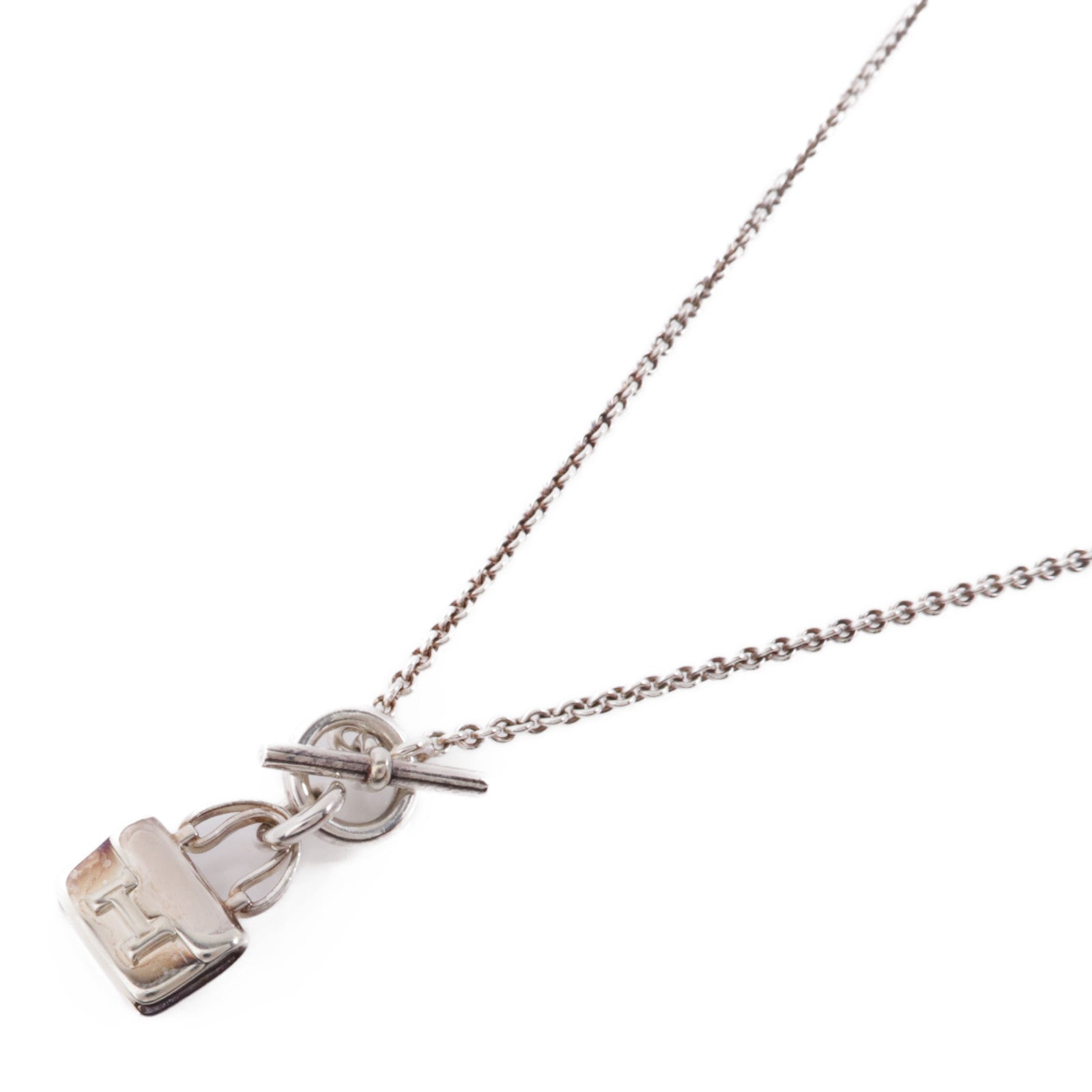 HERMES 925純銀Constance Pendant項鍊