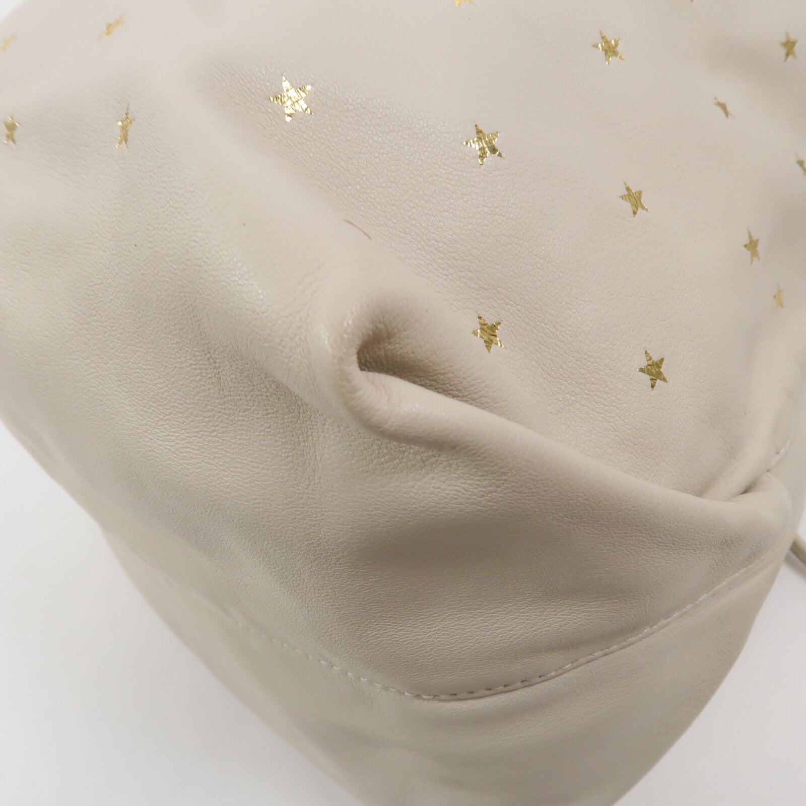 YVES SAINT LAURENT 羊皮皮革Teddy Drawstring Bag鏈帶肩背袋