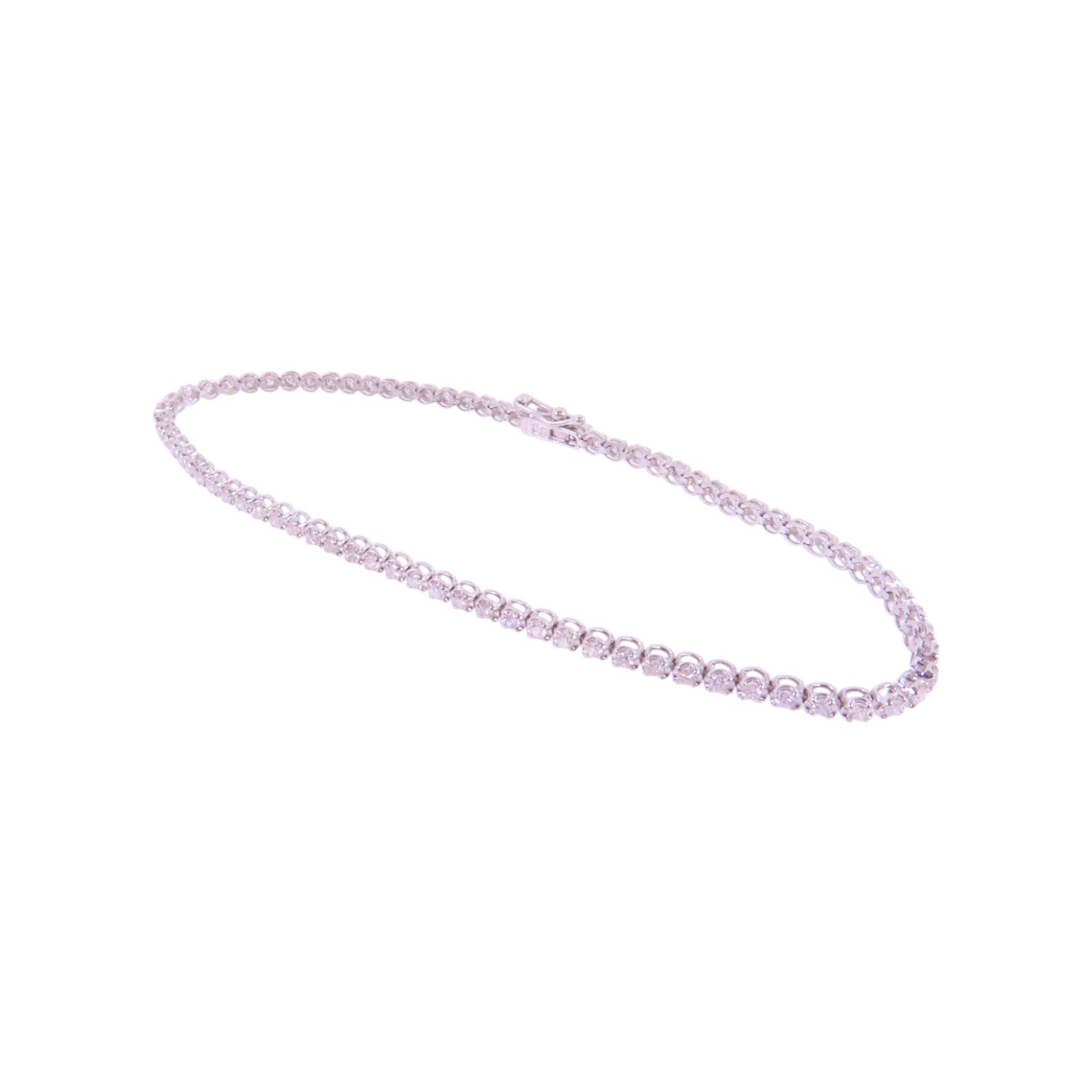 JEWELRY Diamond Bracelet 18K White Gold