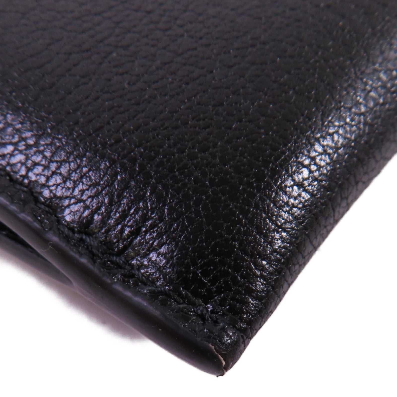 Dior 牛皮皮革Saddle Long Wallet With Chain Shoulder Bag金扣錢包肩背袋黑色