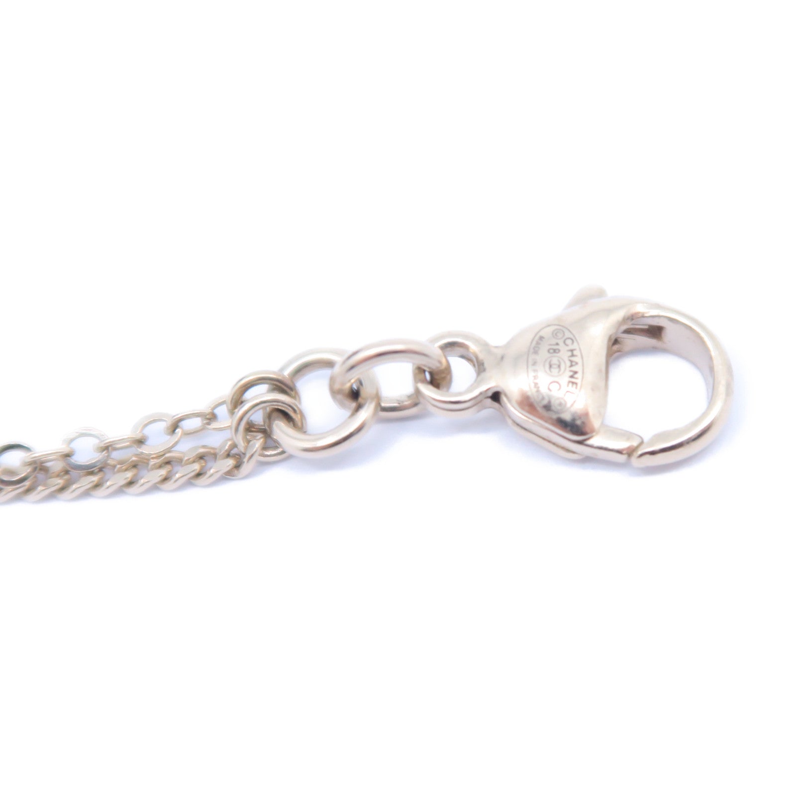 CHANEL 【激減優惠】金屬Necklace項鍊金色/綠色/粉紅色