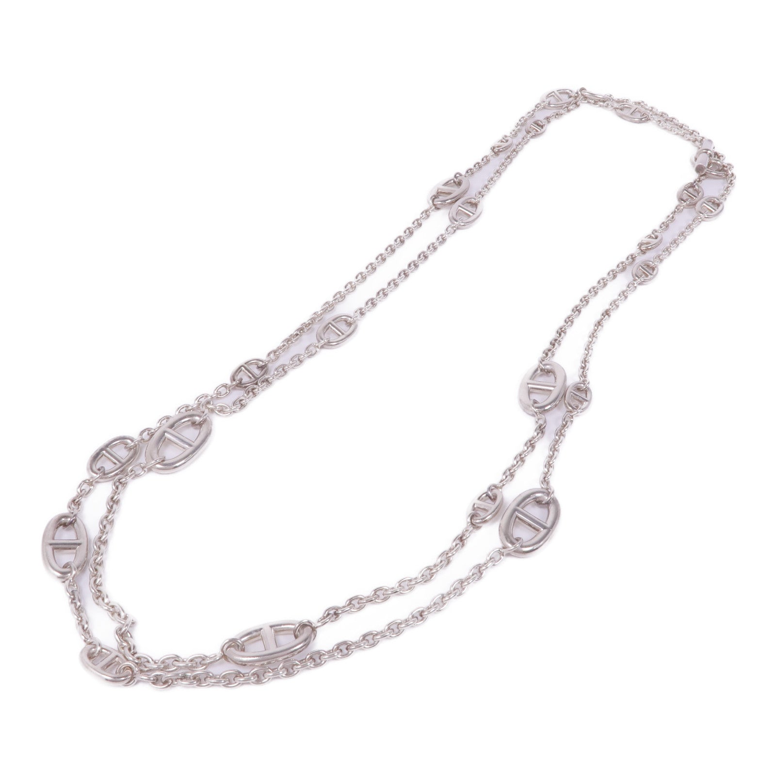 HERMES 925純銀Farandole Long Necklace 120項鍊