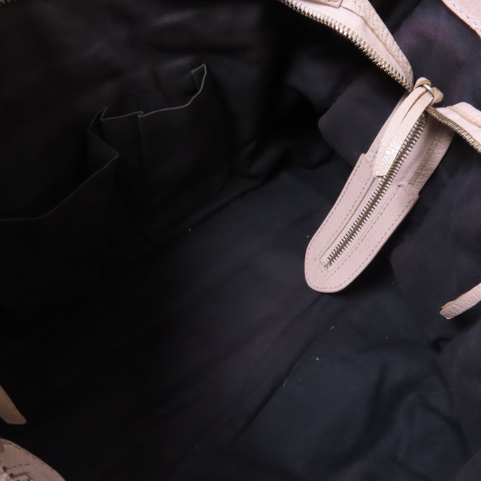 BALENCIAGA 皮革City金扣手挽肩背兩用袋粉紅色