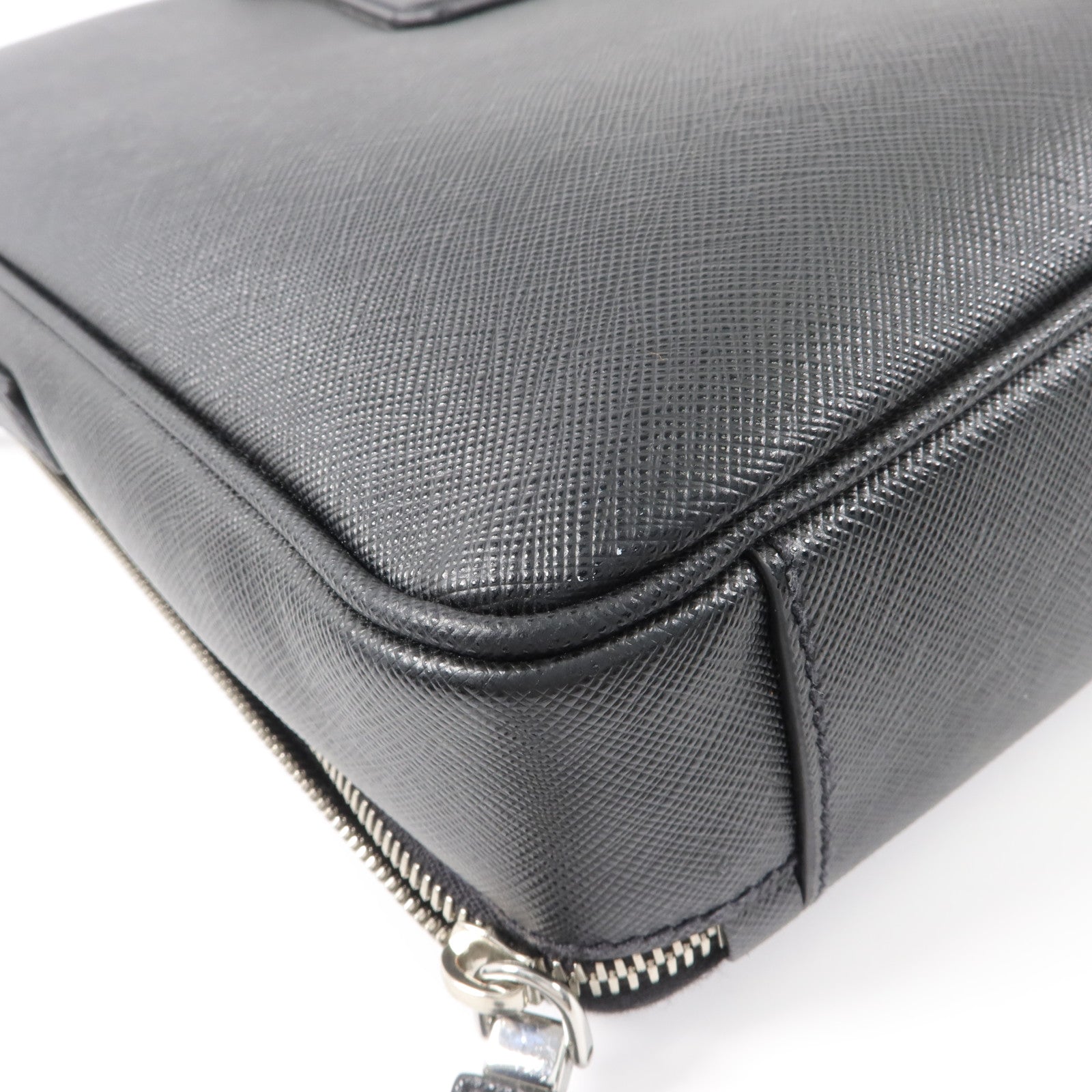 PRADA Saffiano皮革2 Way Shoulder Bag Briefcase手挽肩背兩用袋