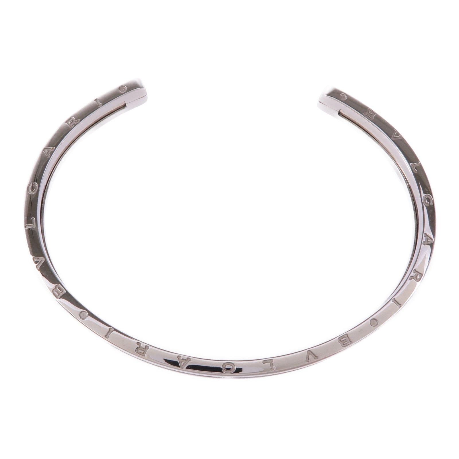BVLGARI 18K黃金/不鏽鋼B-zero1 Open Bangle手鐲