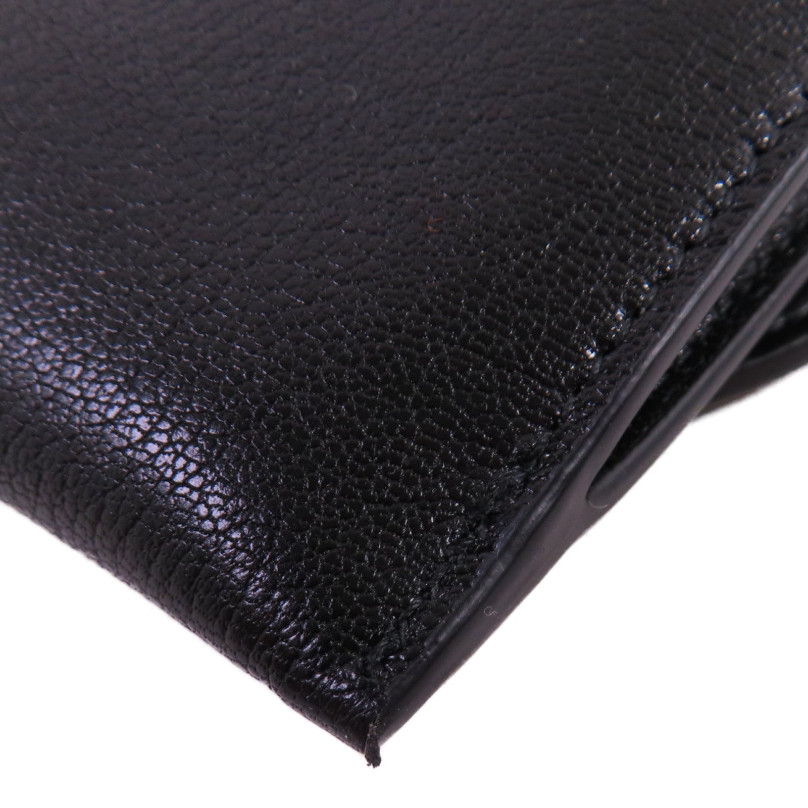 Dior 牛皮皮革Saddle Long Wallet With Chain Shoulder Bag金扣錢包肩背袋黑色