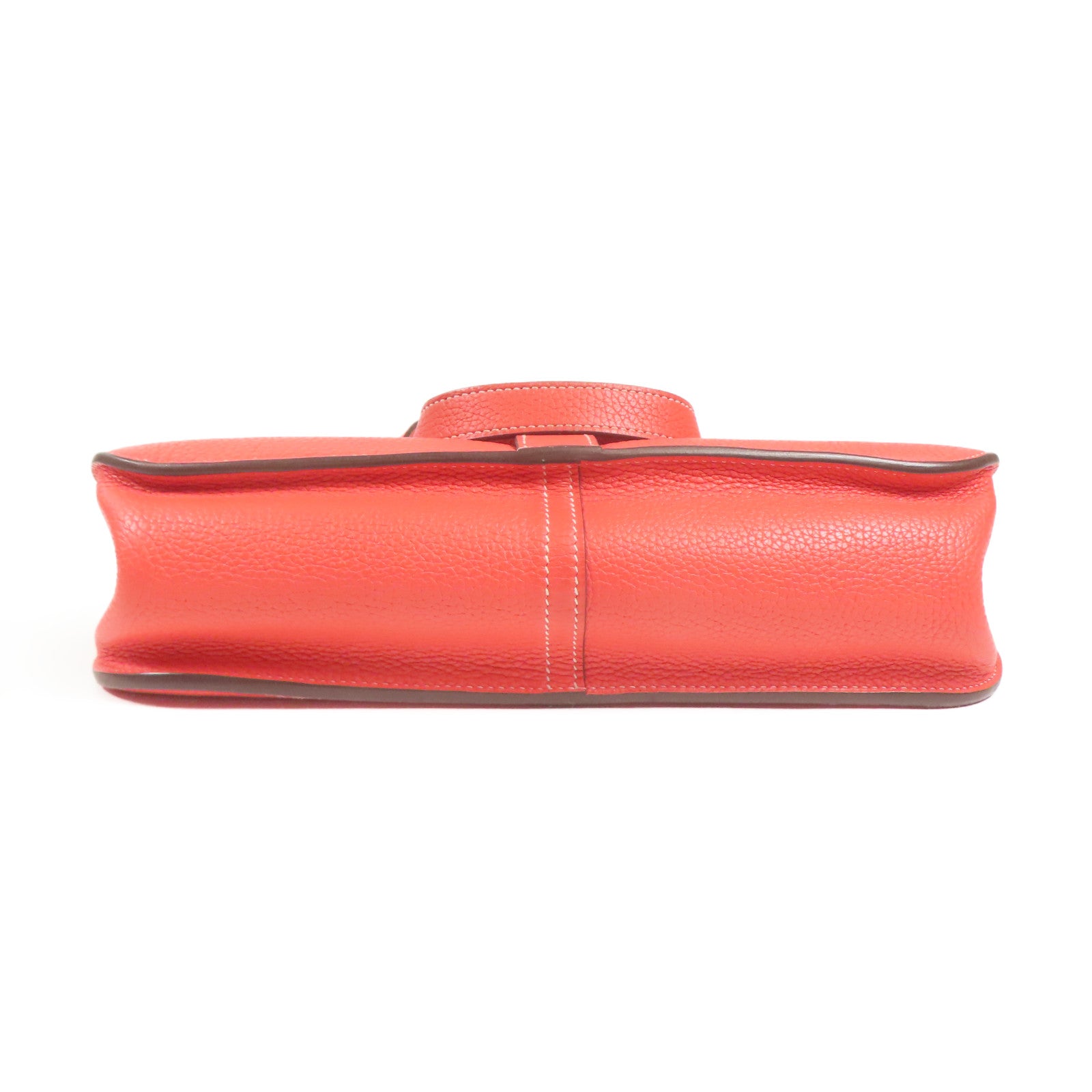HERMES 【激減優惠】Clemence皮革Halzan 31銀扣手挽肩背兩用袋Rose Jaipur