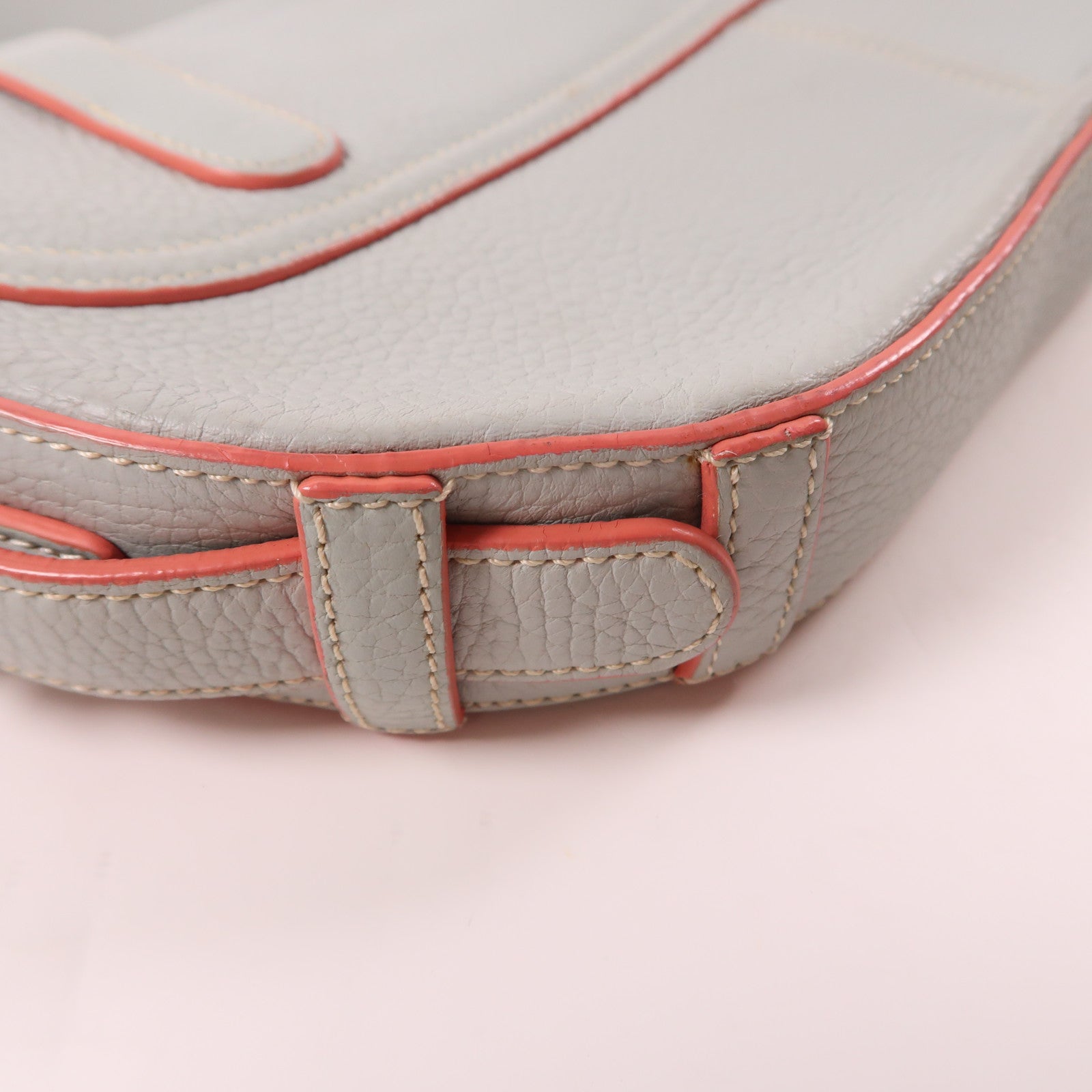 LOEWE SHW Shoulder Bag Calfskin Leather Light Blue