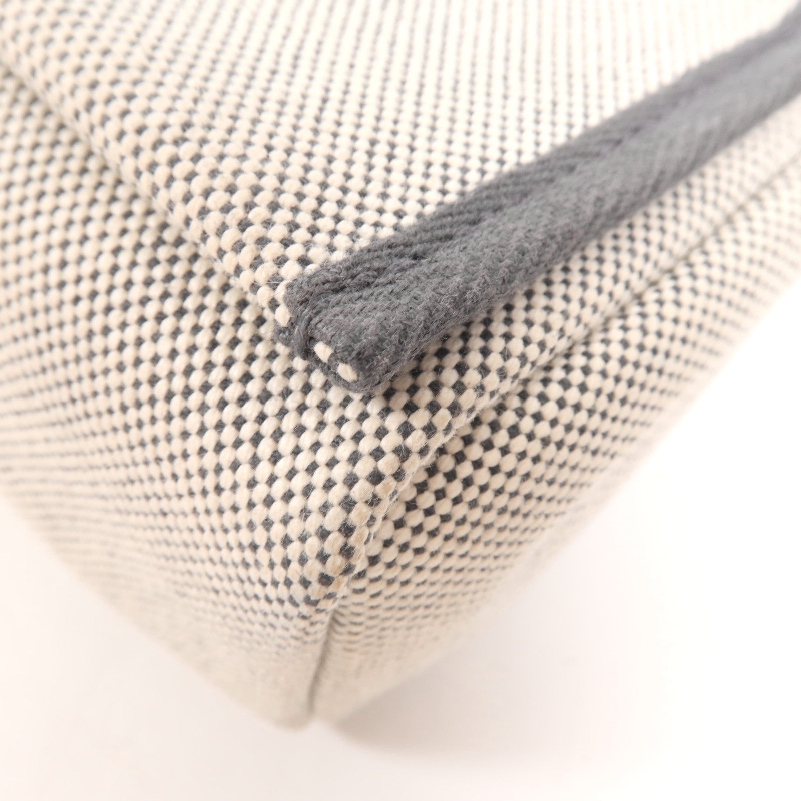 HERMES 【激減優惠】Toile H帆布Mini Herbag銀扣肩背袋Ardoise