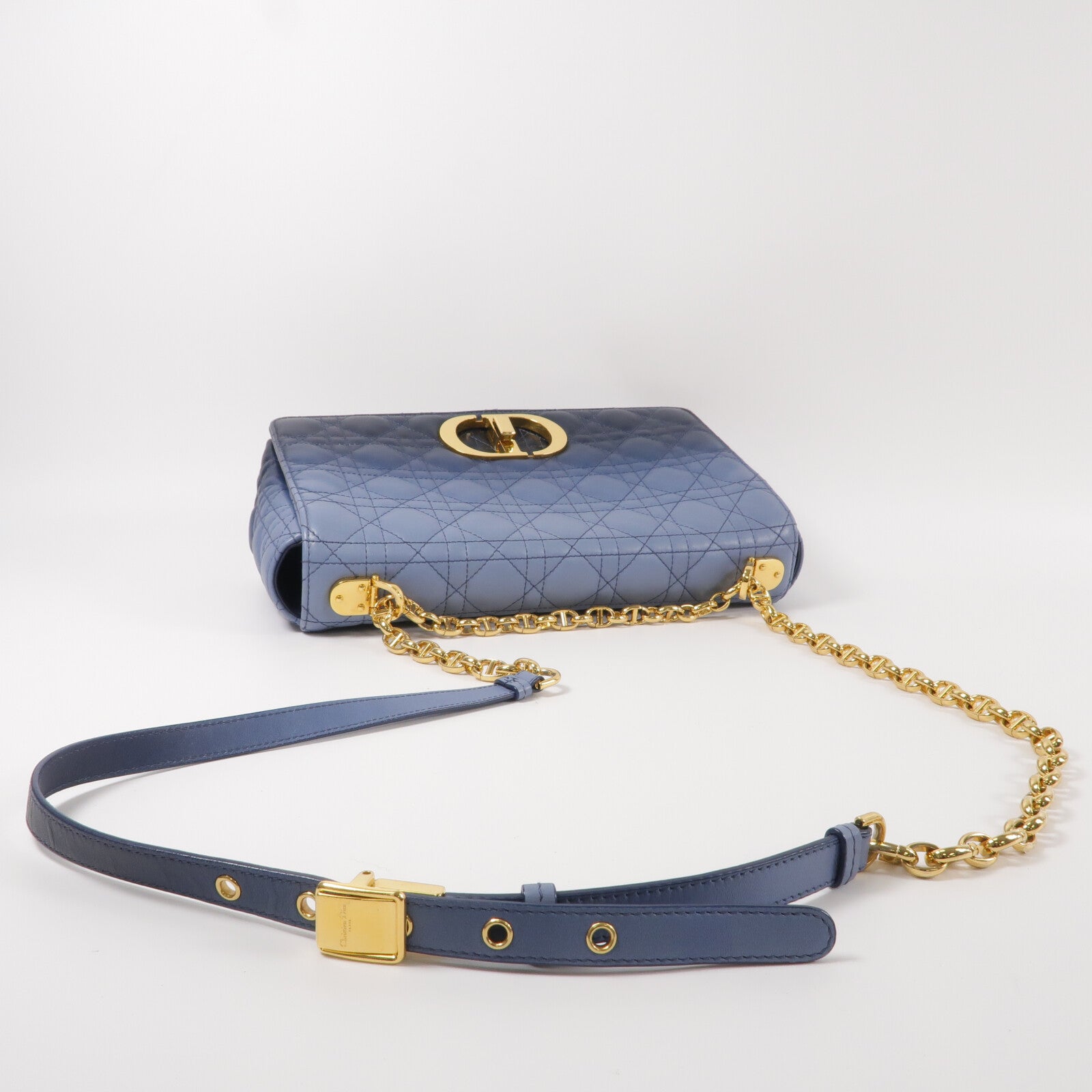Dior 牛皮皮革Care Bag Large鏈帶肩背袋