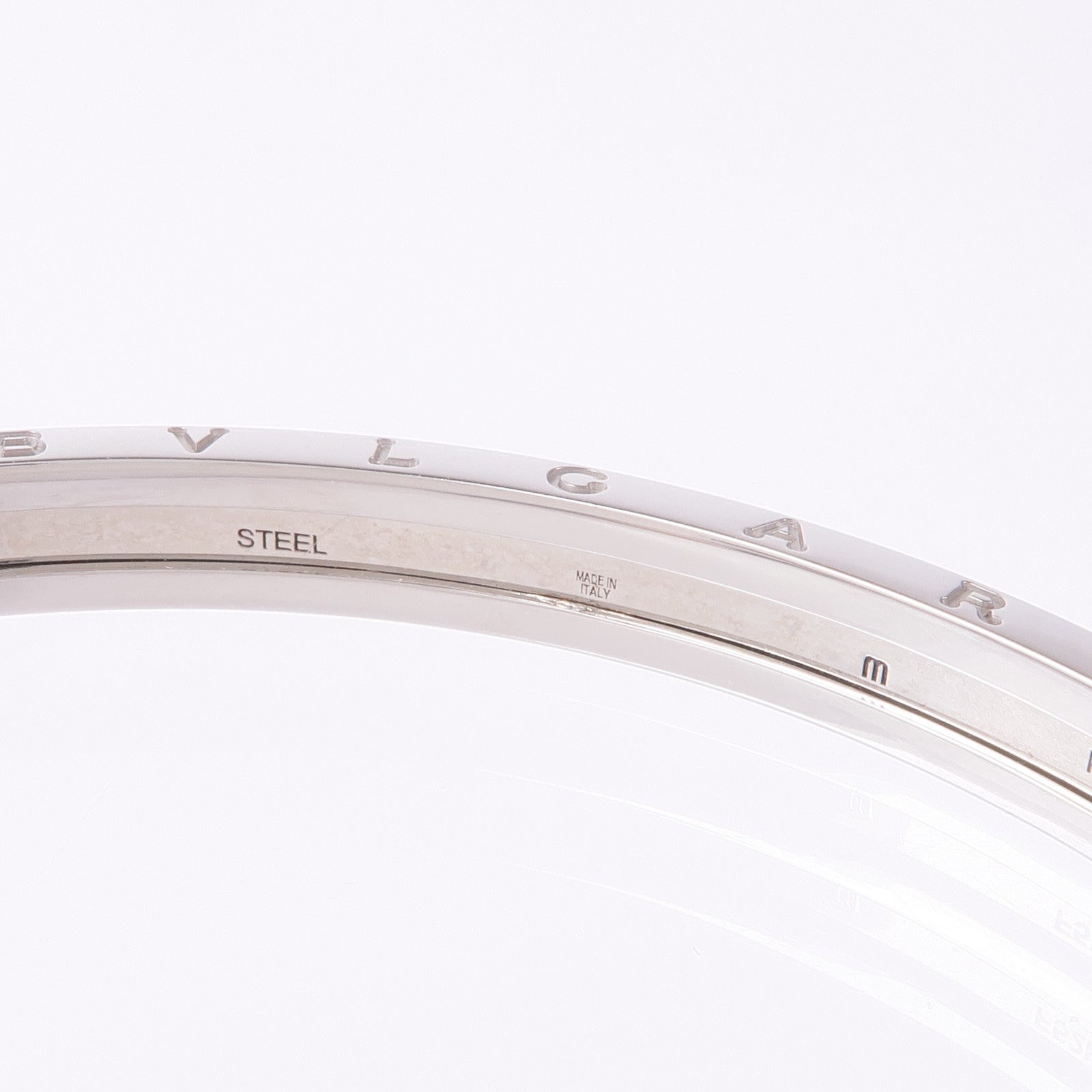 BVLGARI 18K黃金/不鏽鋼B-zero1 Open Bangle手鐲