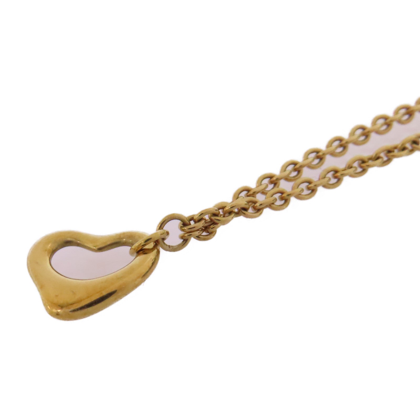 TIFFANY＆CO 【激減優惠】18K黃金Open Heart Bracelet手鏈