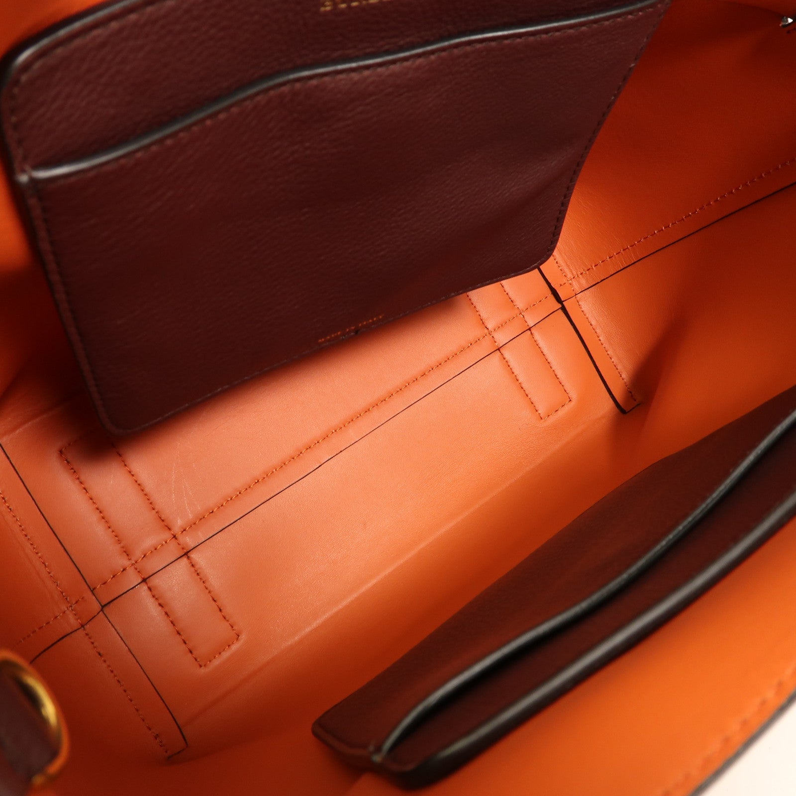 BURBERRY 牛皮皮革2 Way Shoulder金扣手挽肩背兩用袋
