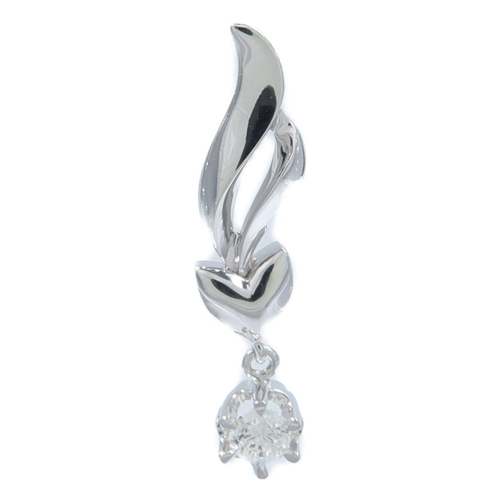 JEWELRY 18K白金Diamond Pendant Top鑽石吊墜
