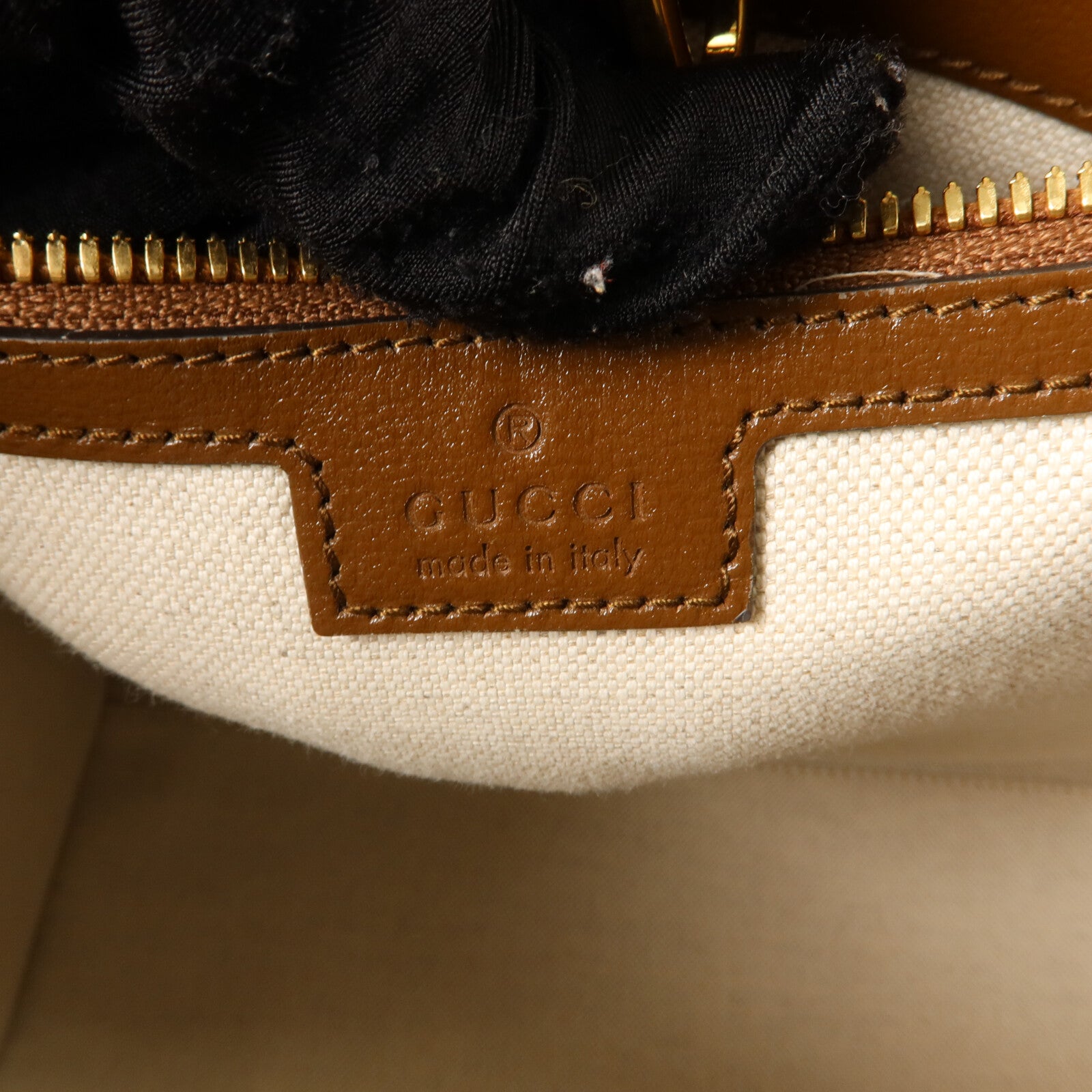 GUCCI 塗層帆布Interlocking G手挽肩背兩用袋