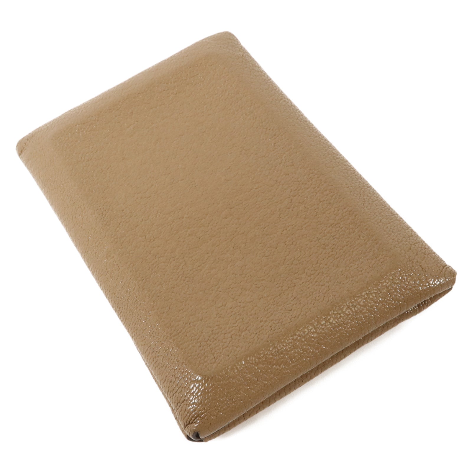 HERMES Chevre皮革Calvi Duo Compact Card Holder卡片套Etoupe