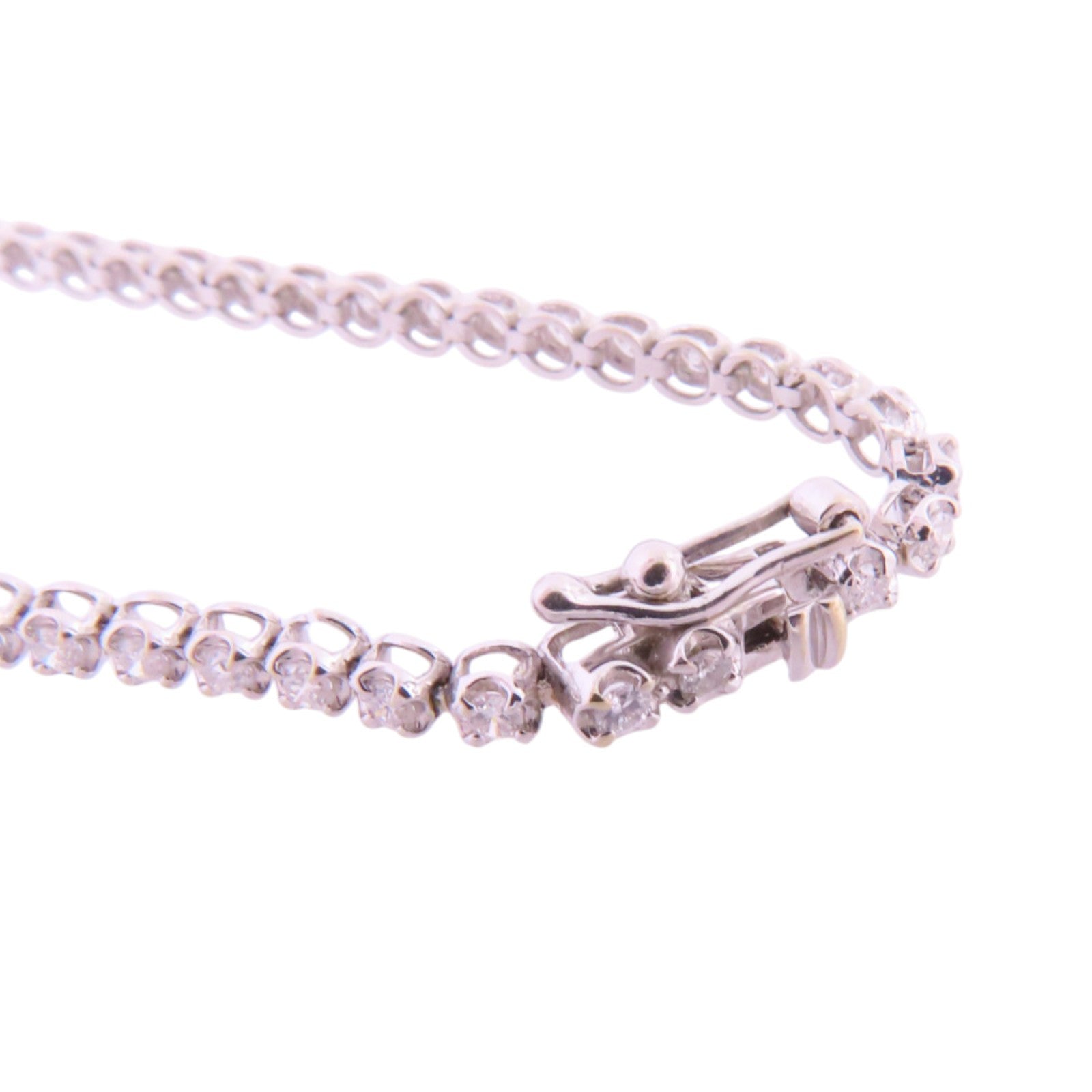 JEWELRY Diamond Bracelet 18K White Gold