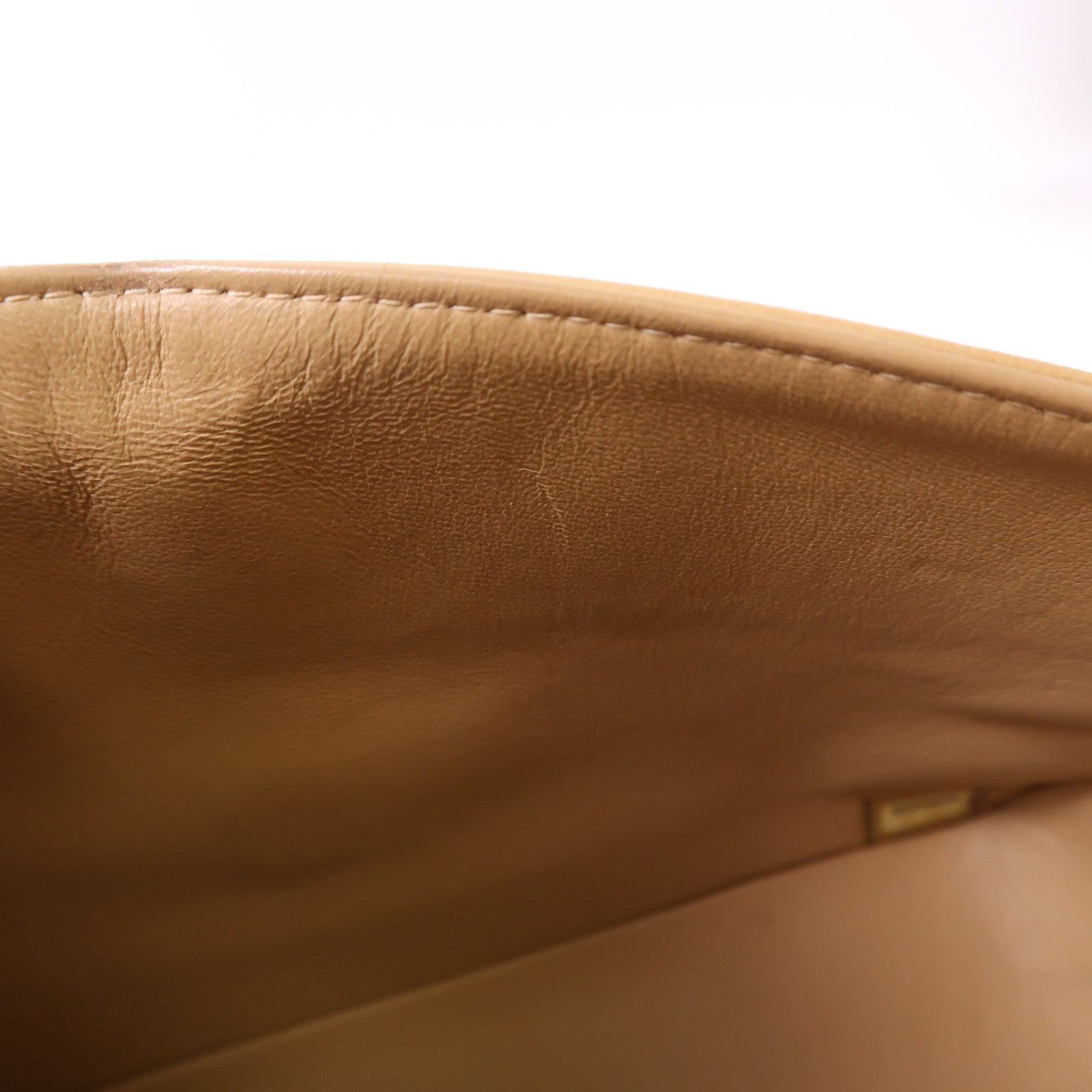 CHANEL 羊皮皮革Vintage Classic 23銀扣鏈帶肩背袋