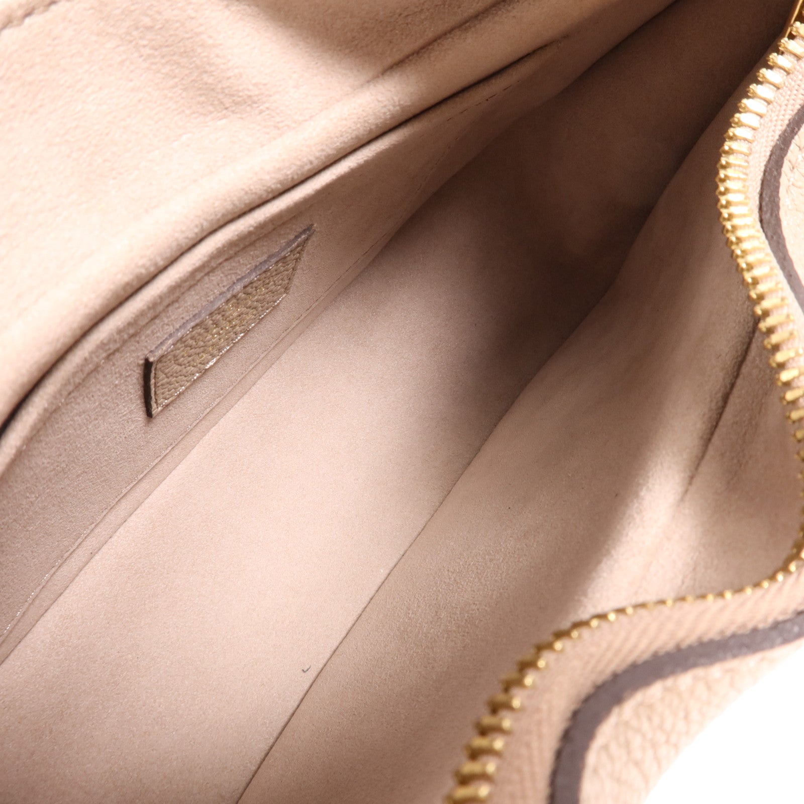LOUIS VUITTON Monogram Empreinte Bagatelle金扣手挽肩背兩用袋
